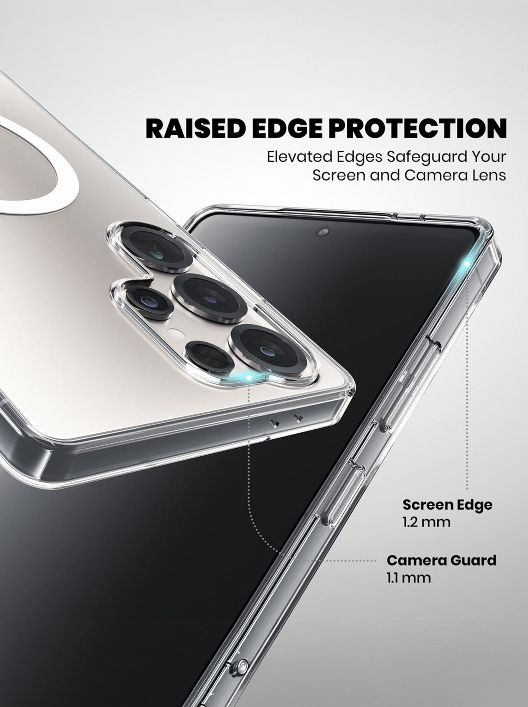 Samsung S24 Ultra | Clear Hard PC Case | Anti-Yellow | MagSafe Compatible