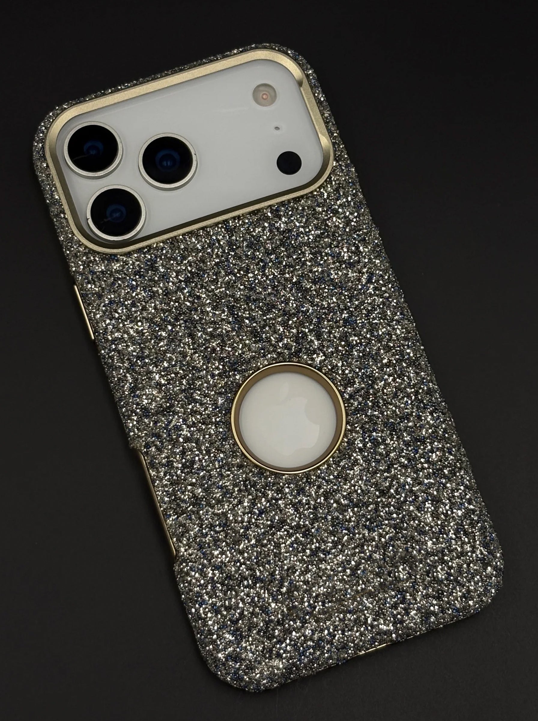 iPhone 17 Pro | JDK Luxury Diamond Feel MagSafe Mobile Case | Silver
