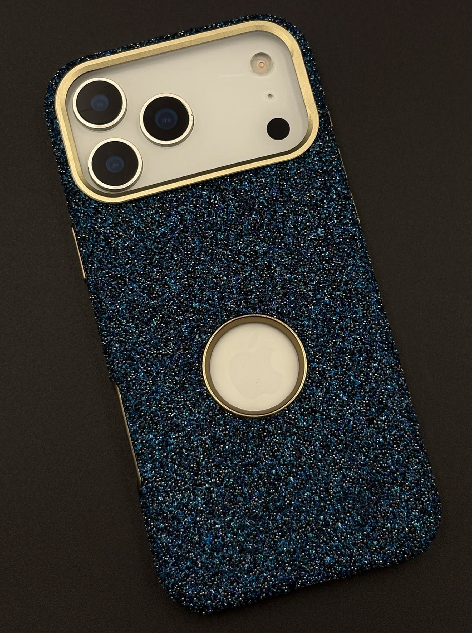 iPhone 17 Pro | JDK Luxury Diamond Feel MagSafe Mobile Case | Blue