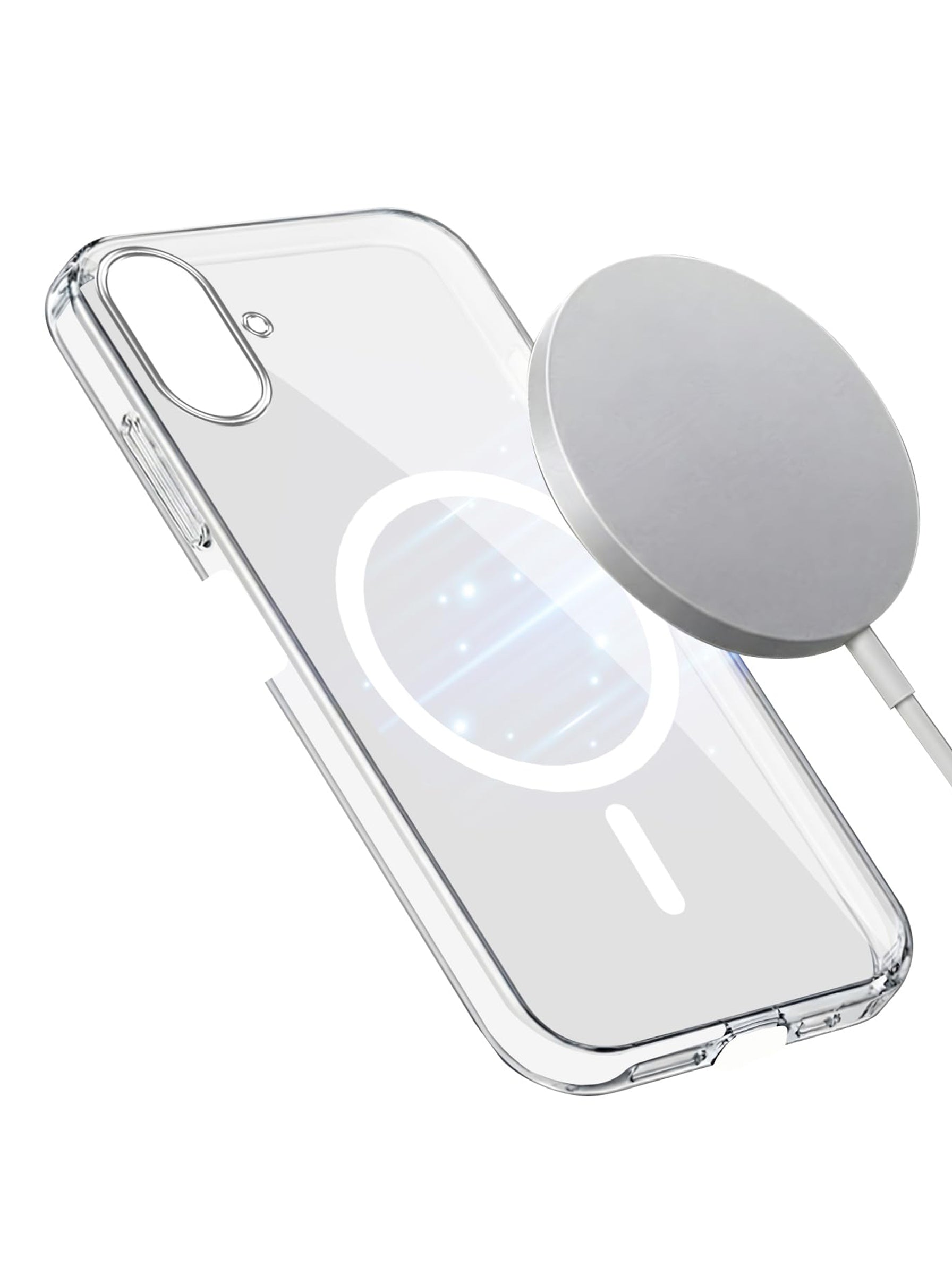 Samsung A07 | Anti-Yellow Clear Hard PC Case | MagSafe Compatible