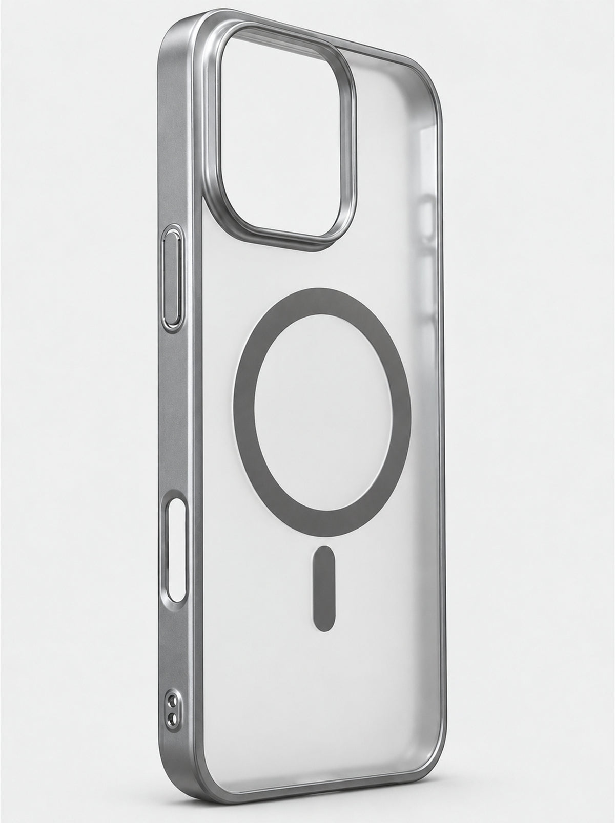 iPhone 16 Pro Max | Metallic phone case with MagSafe | White