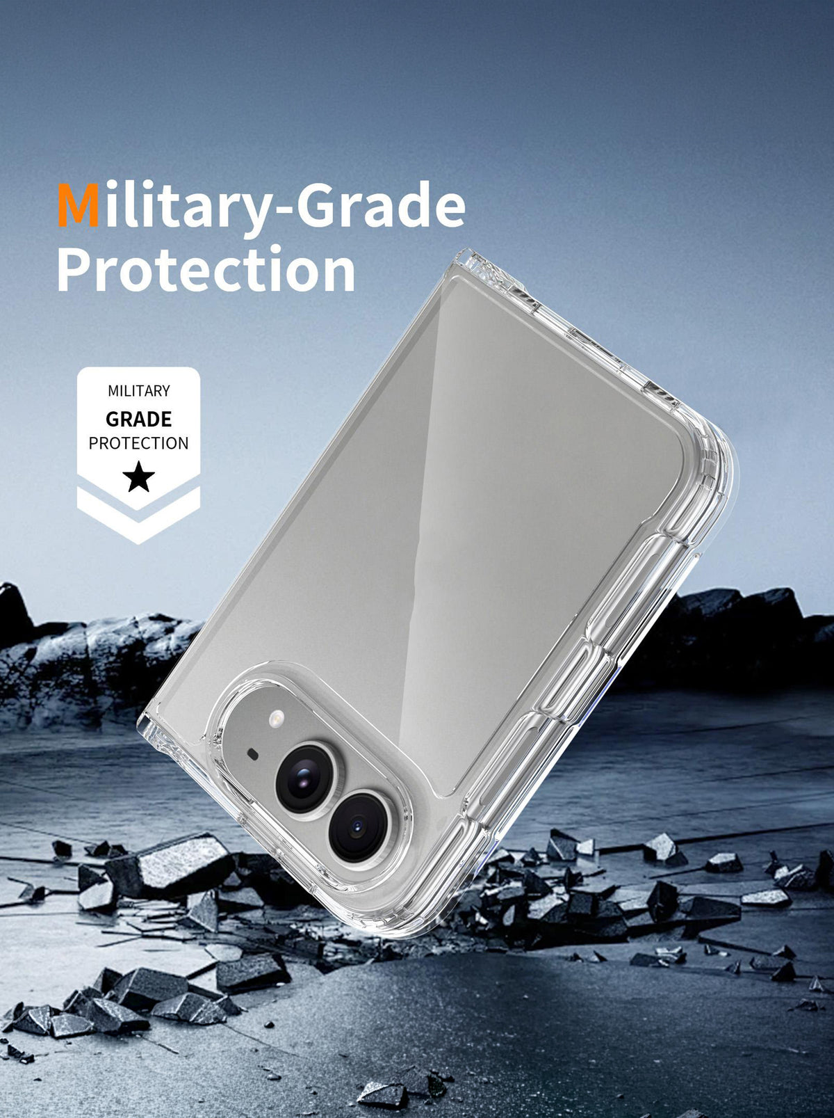 iPhone 18 Duo | Acrylic Original Transparent Phone Case With Drop Protection