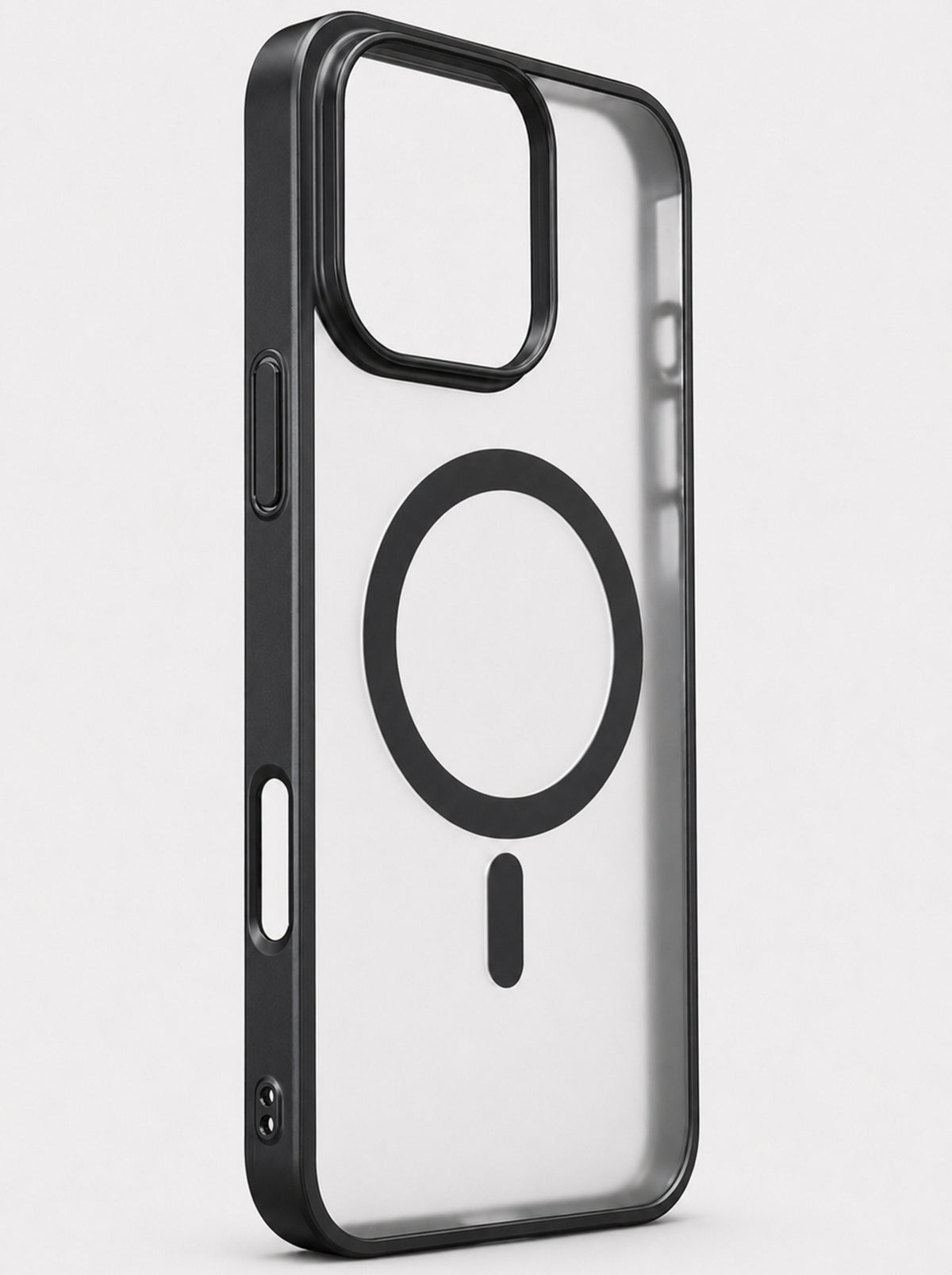 iPhone 16 Pro Max | Metallic phone case with MagSafe | Black