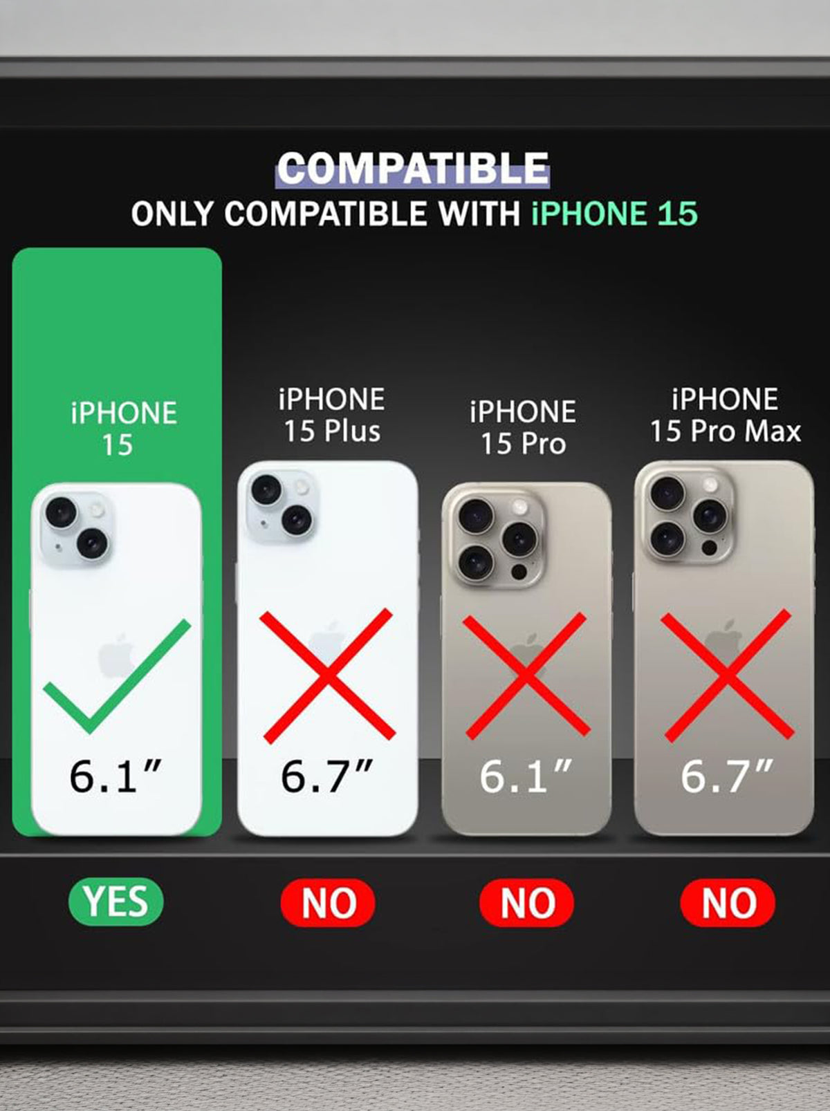 iPhone 15 | Silicone Case With IC Pop-Up | Black