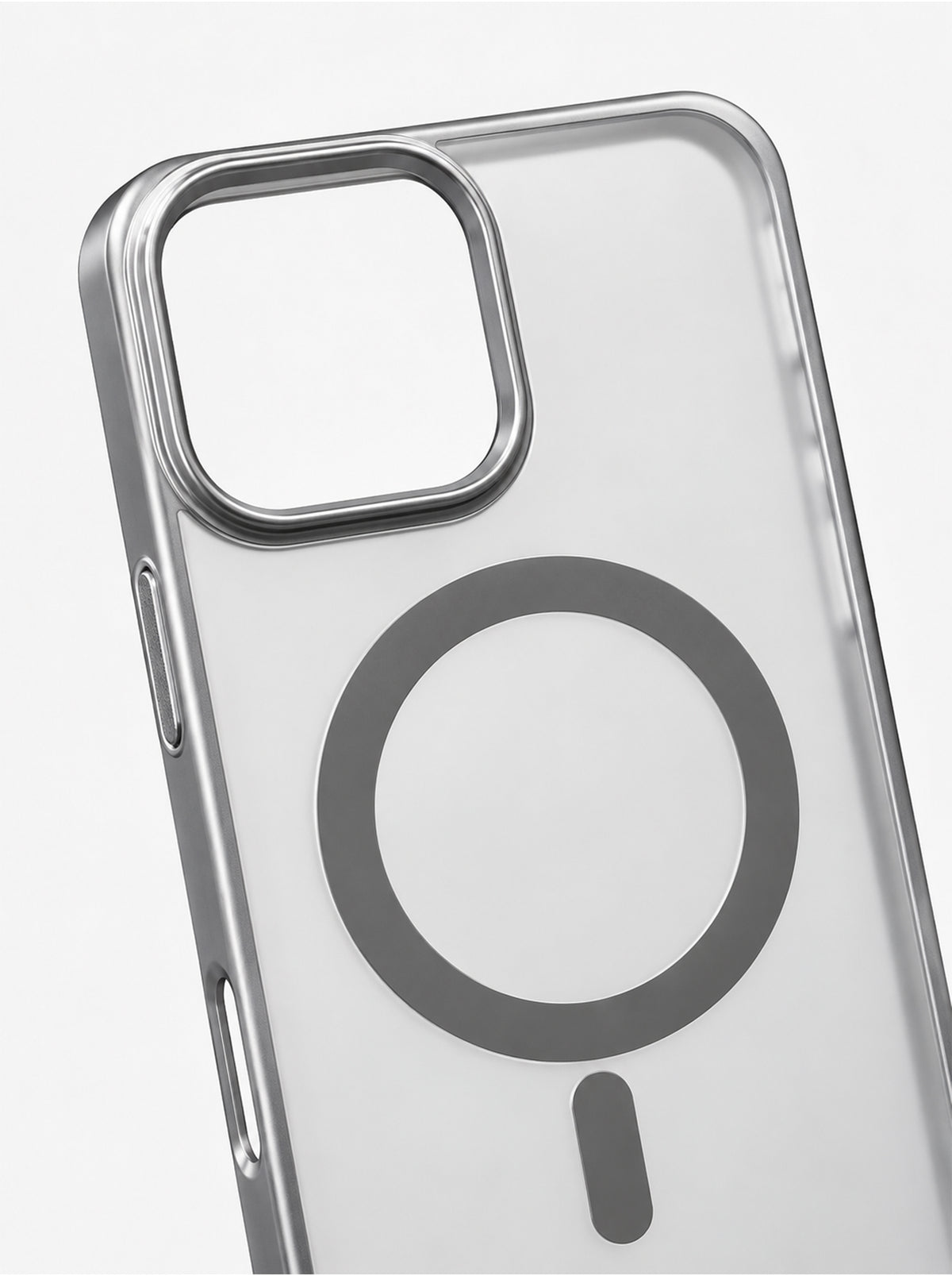 iPhone 16 Pro Max | Metallic phone case with MagSafe | White