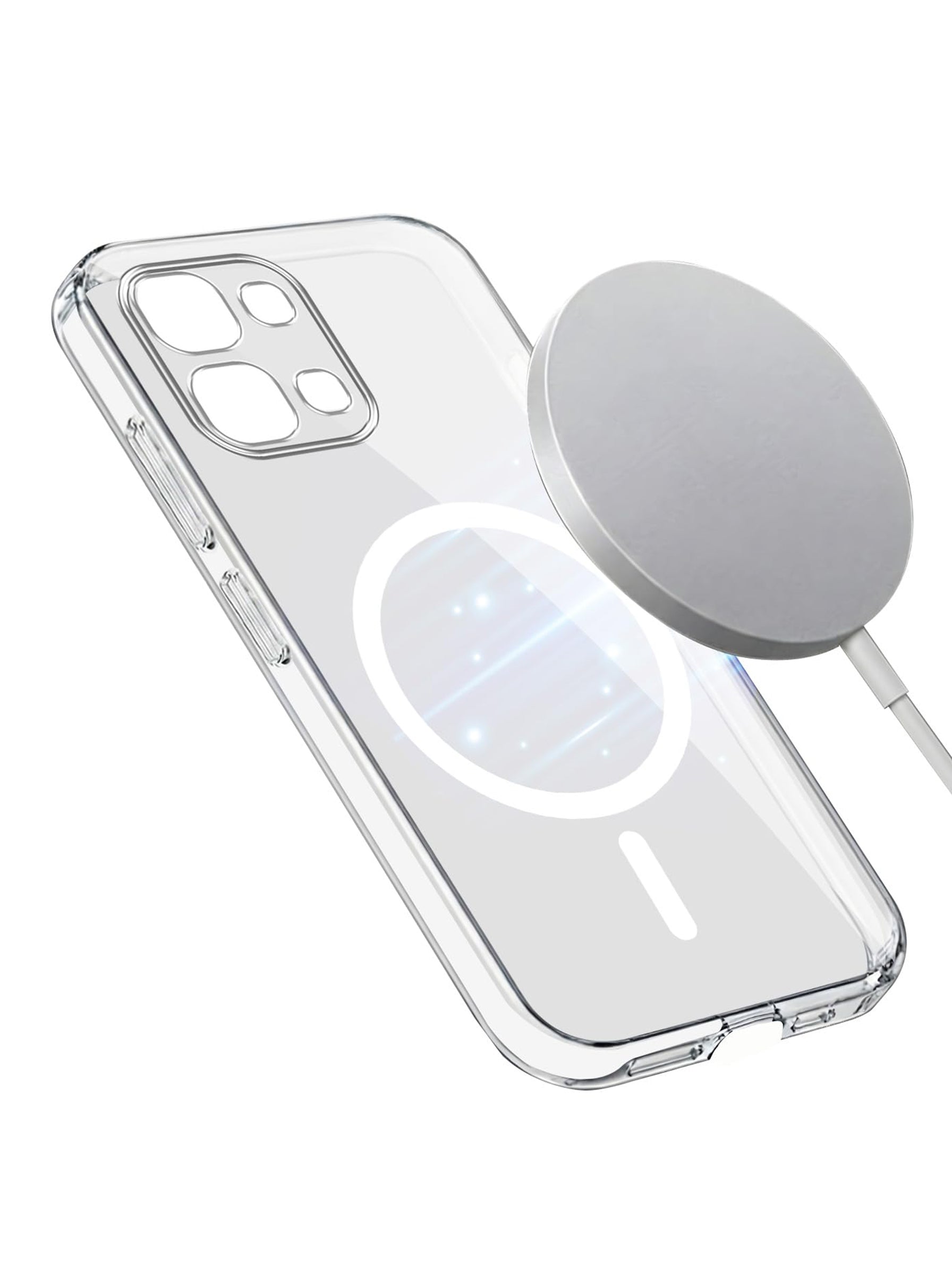 Oppo F33 5G | Clear Hard PC Case | Anti-Yellow | MagSafe Compatible