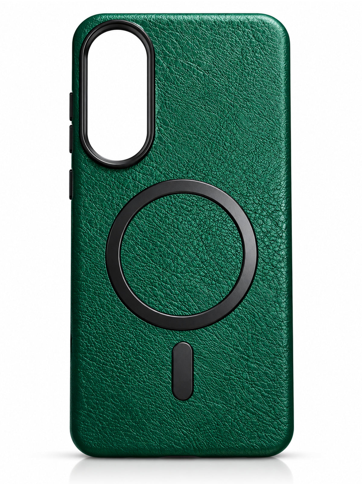 Samsung S25 Edge | Leather Magnetic Case | Green