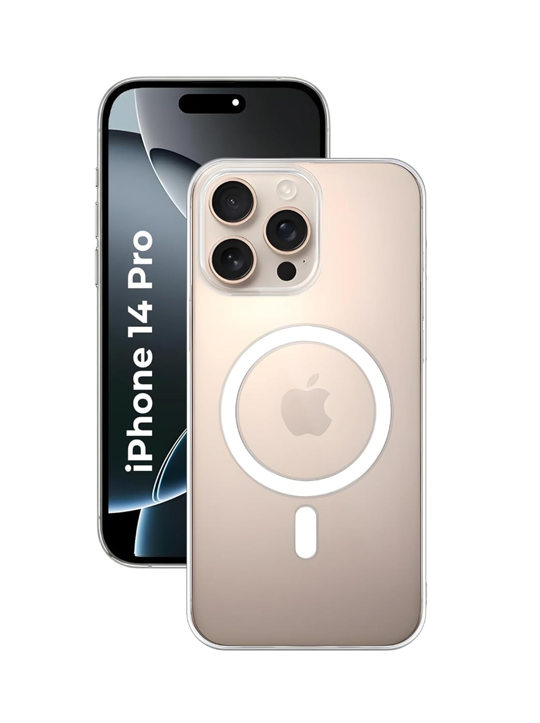 iPhone 14 PRO Clear Hard PC Case | Anti-Yellow | MagSafe Compatible