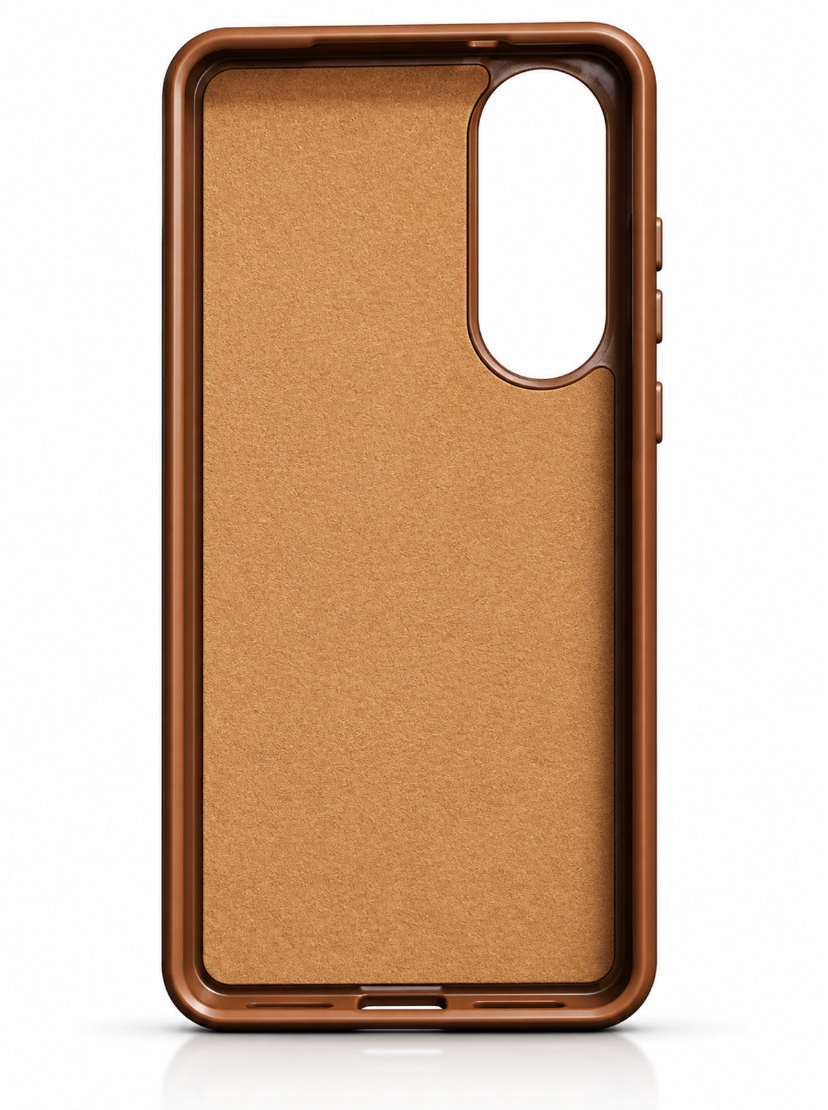 Samsung S25 Edge | Leather Magnetic Case | Brown