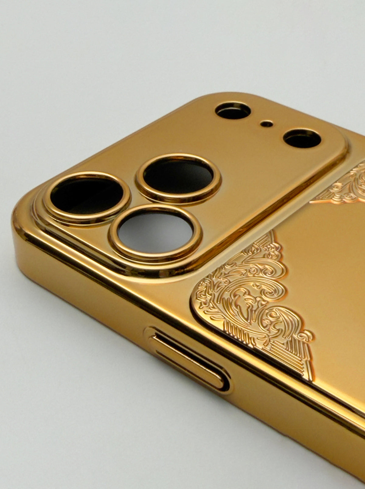 iPhone 17 Pro Max | Royal Gold Embossed Case- 24KT Gold