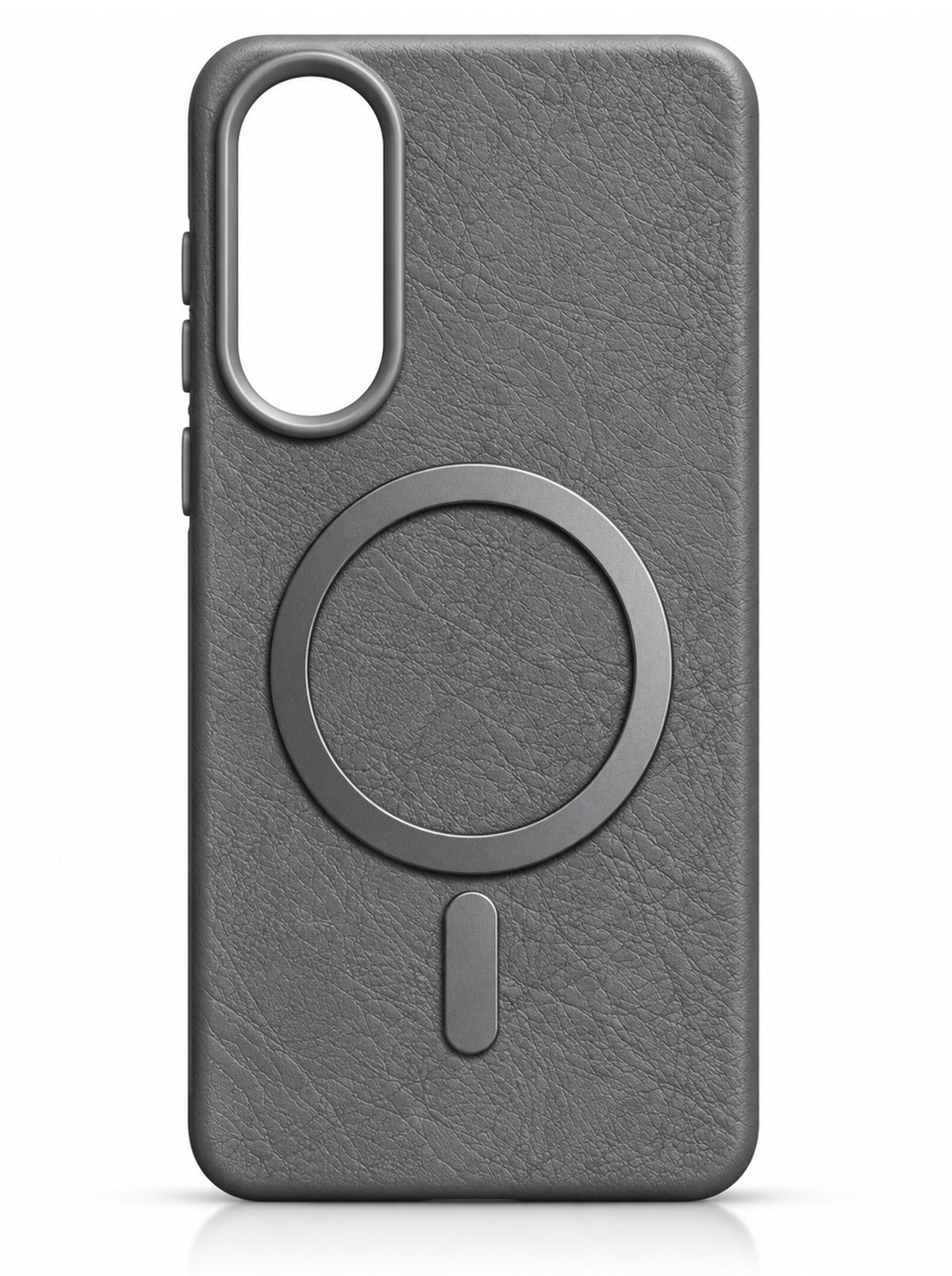 Samsung S25 Edge | Leather Magnetic Case | Gray