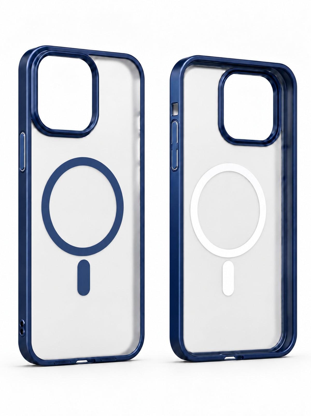 iPhone 15 | Metallic phone case with MagSafe | Blue