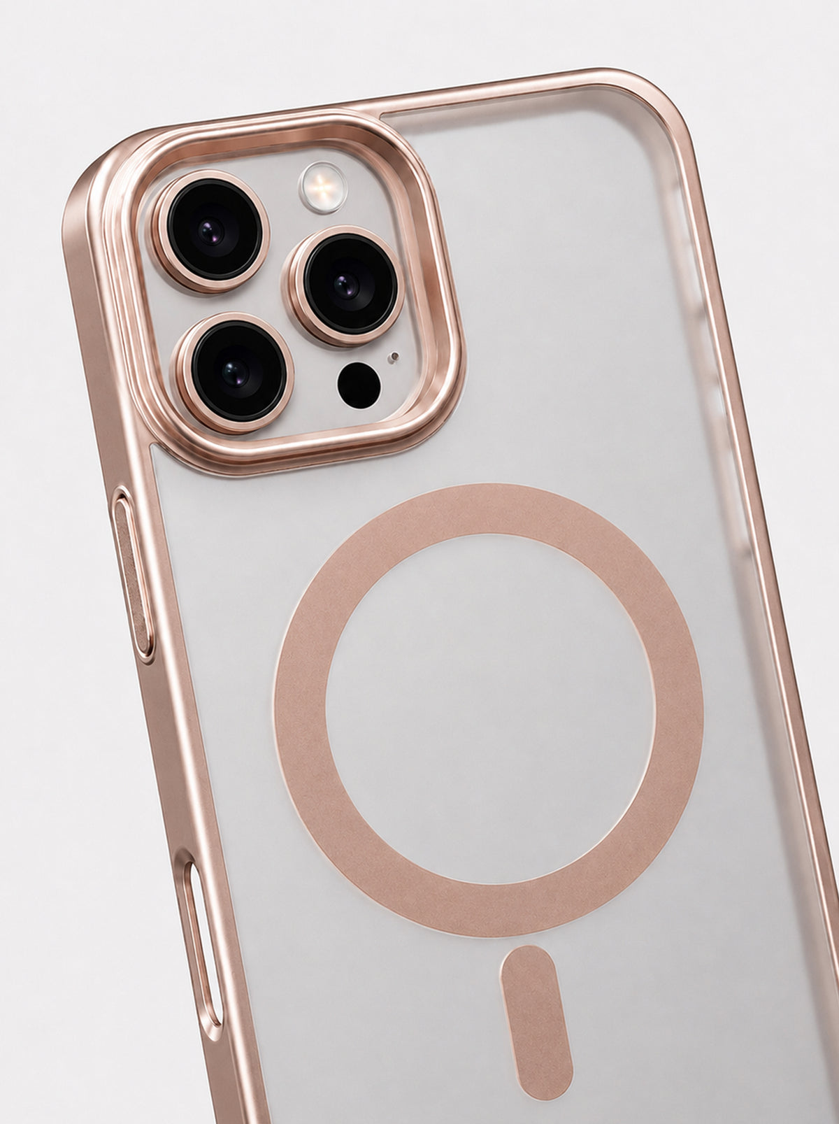 iPhone 16 Pro Max | Metallic phone case with MagSafe | Gold