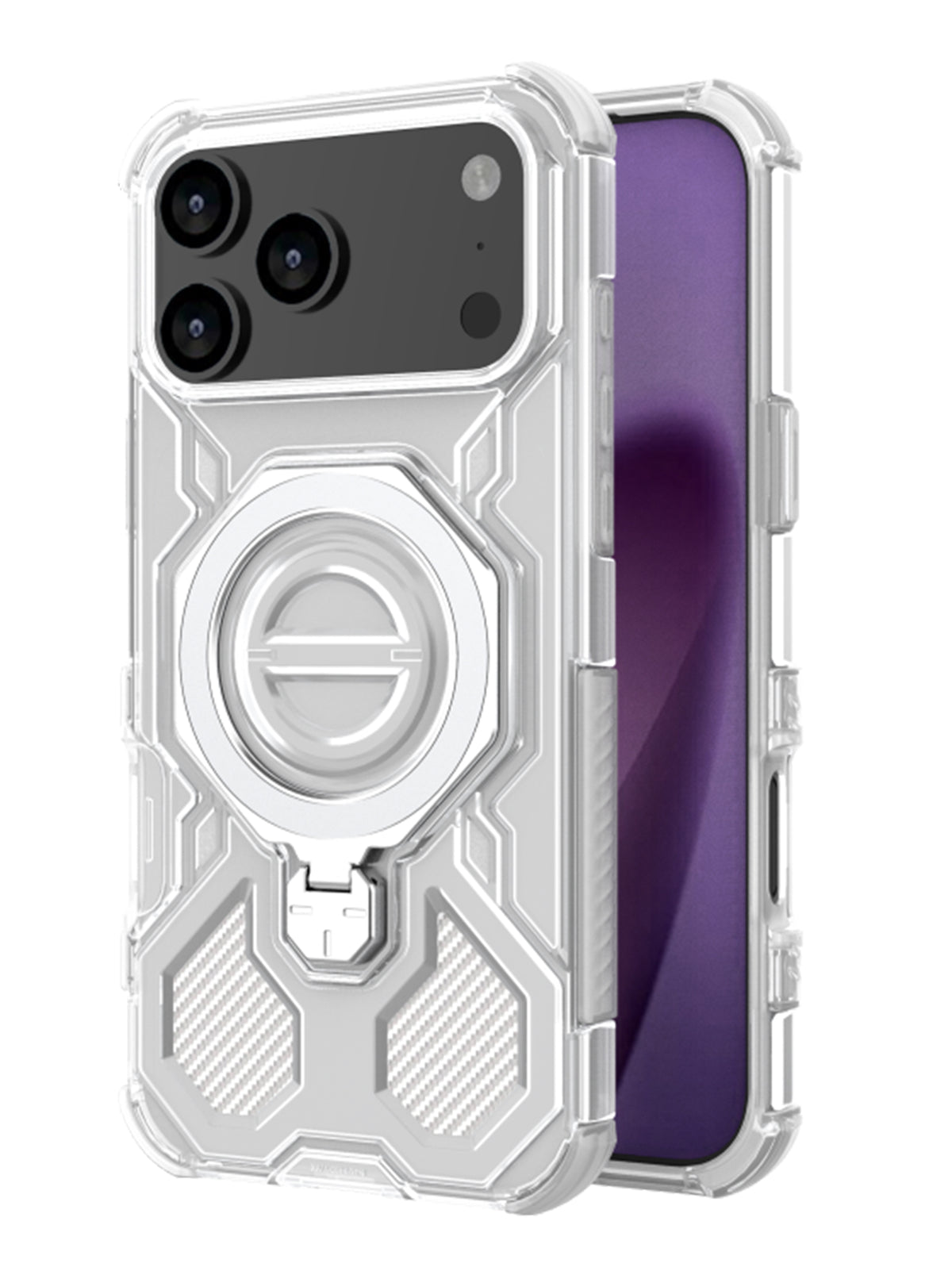iPhone 17 Pro | High Quality Magnetic Stand | Full Protection | TPU+PC Case