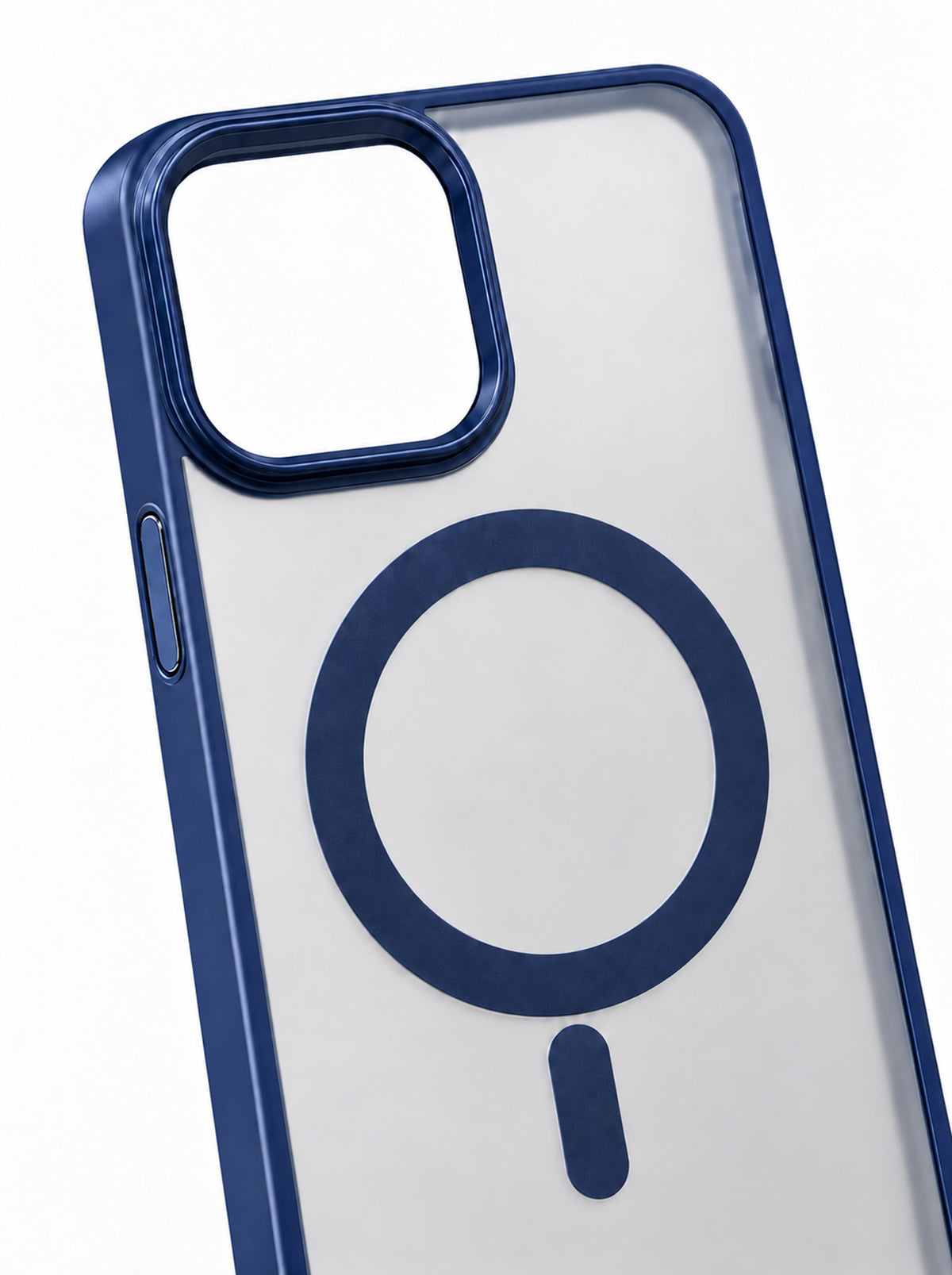 iPhone 15 | Metallic phone case with MagSafe | Blue