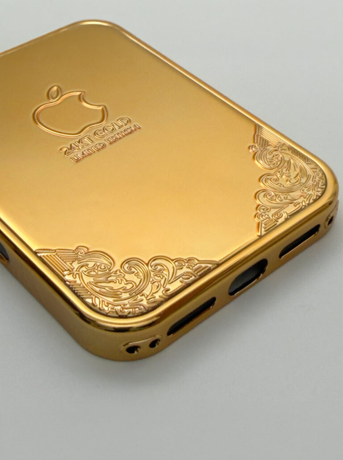 iPhone 17 Pro Max | Royal Gold Embossed Case- 24KT Gold