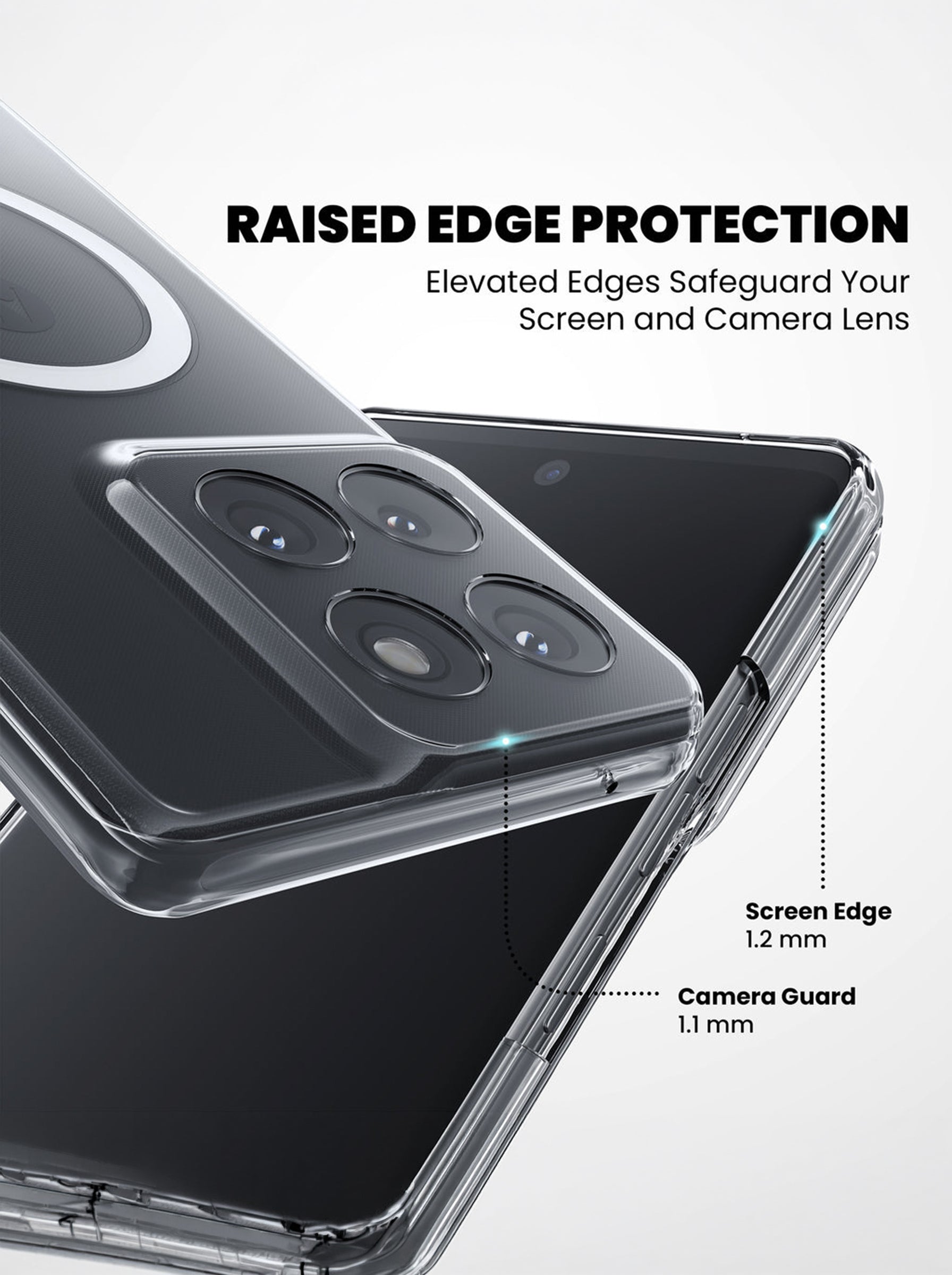 Moto G67 | Clear Hard PC Case | Anti-Yellow | MagSafe Compatible