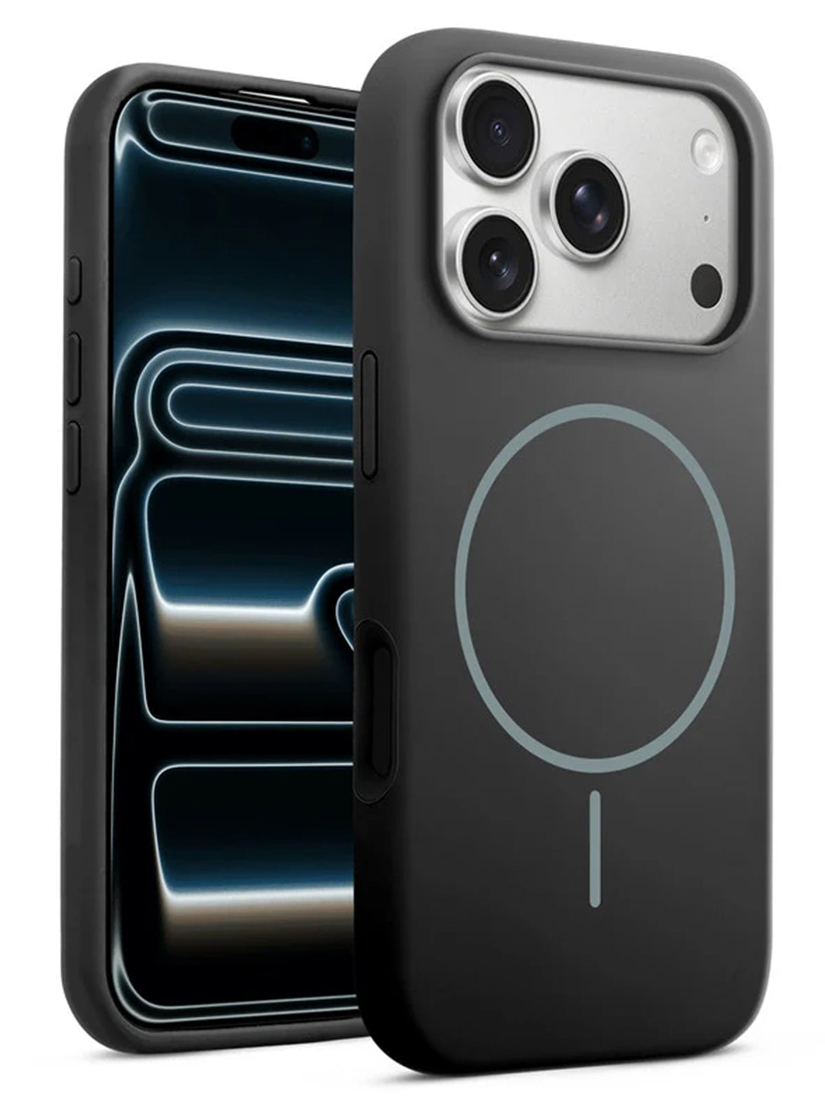 iPhone 18 Pro | Silicone Case With IC Pop-Up | Black