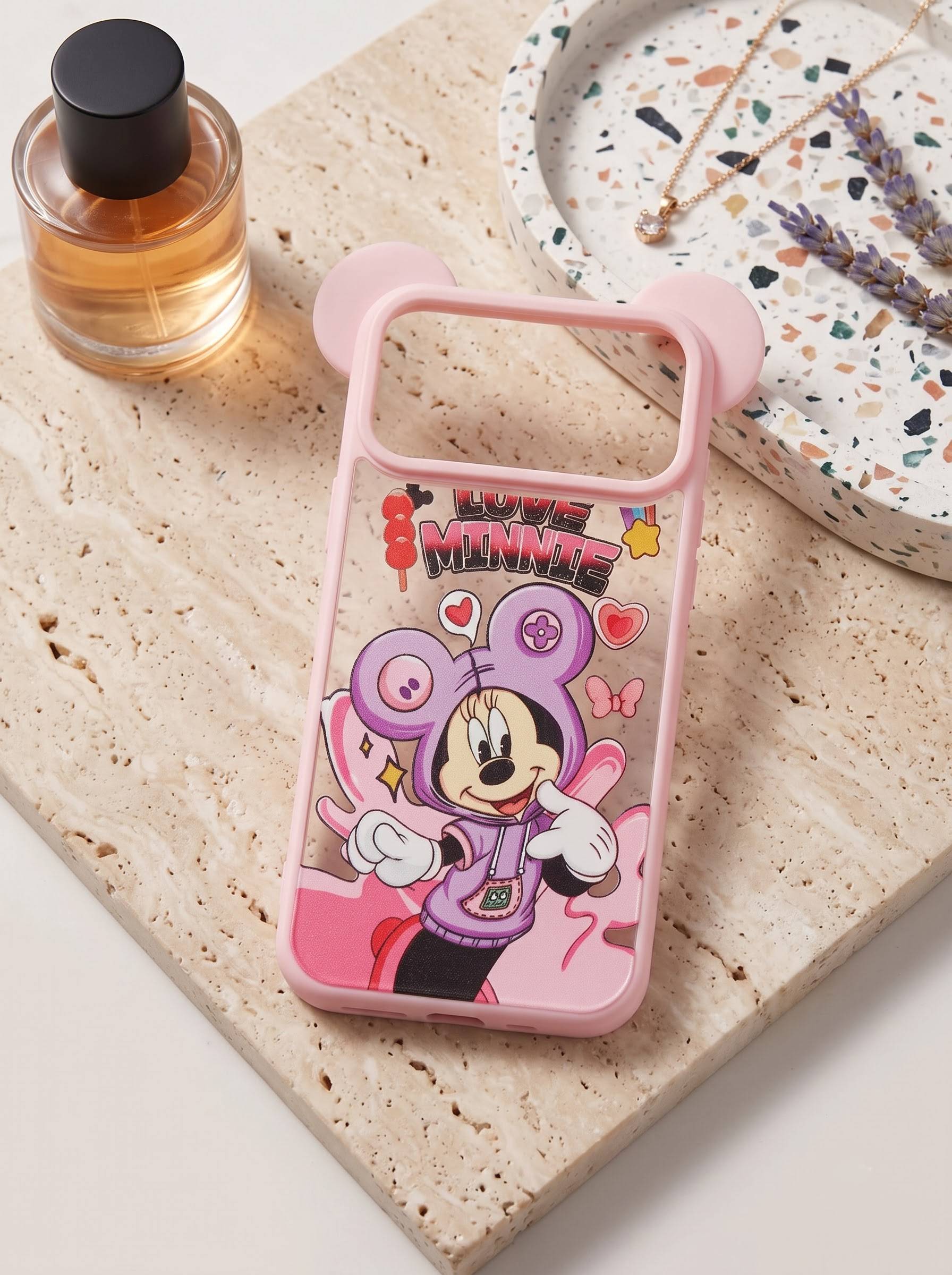 MICKEY MOUSE EAR CASE For iPhone 17 Pro Max | Pink Color