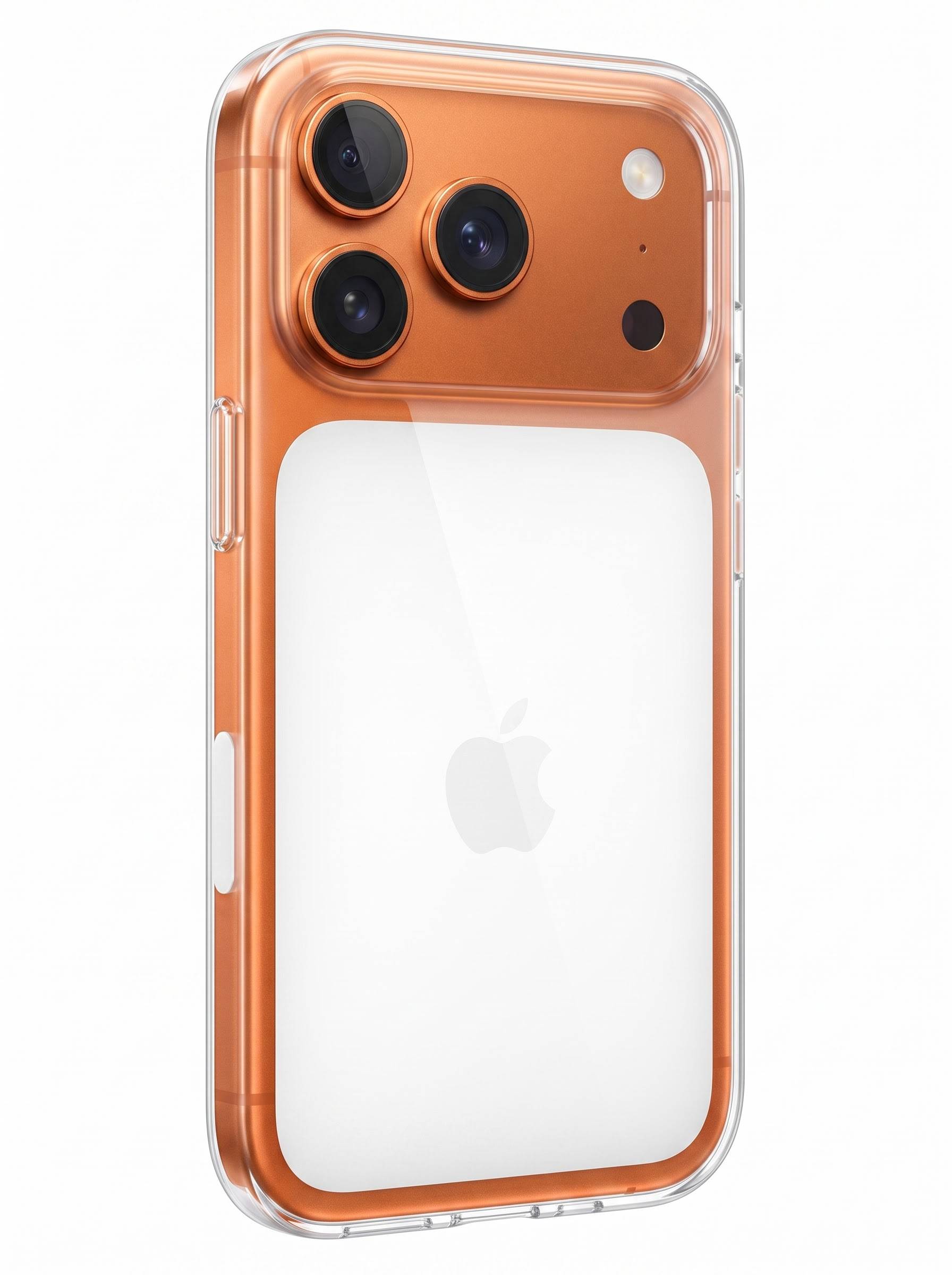 iPhone 17 Pro Max | Ai Button Anti-Yellow Case and wireless Charging | White