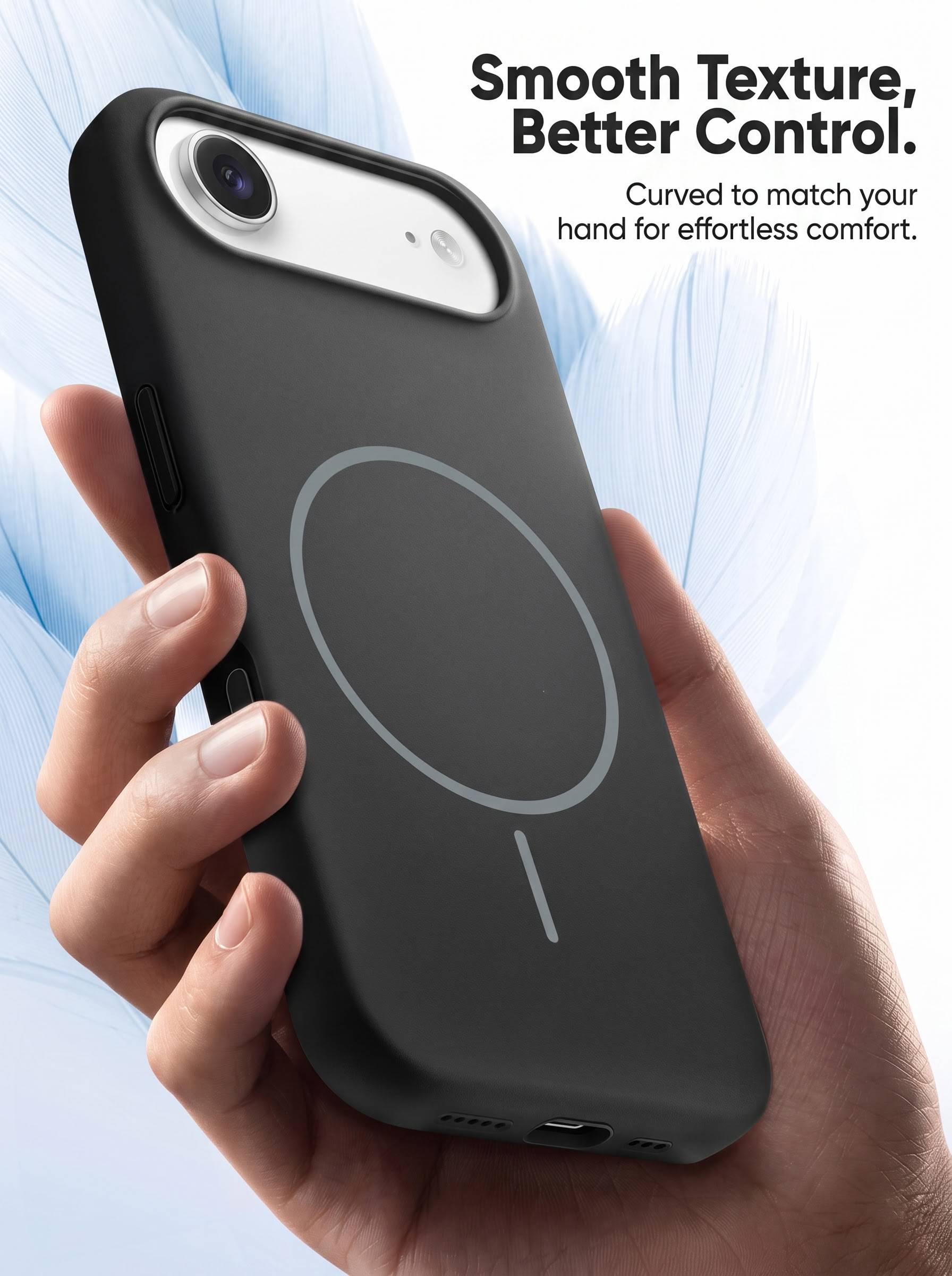 iPhone 17 Air Silicone Case With IC Working
