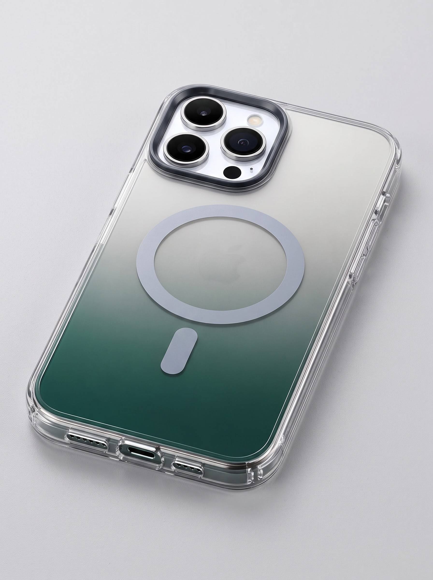 Double Shades Case With Magsafe For Apple iPhone 14 Pro - Green