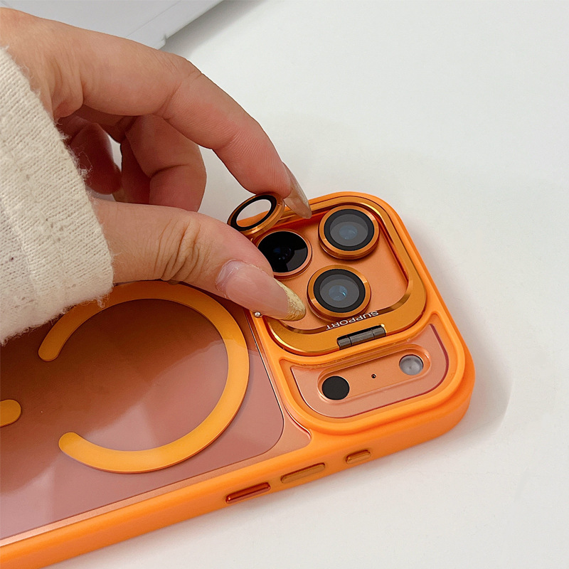 Bracket Protective Electroplating Lens Premium Case