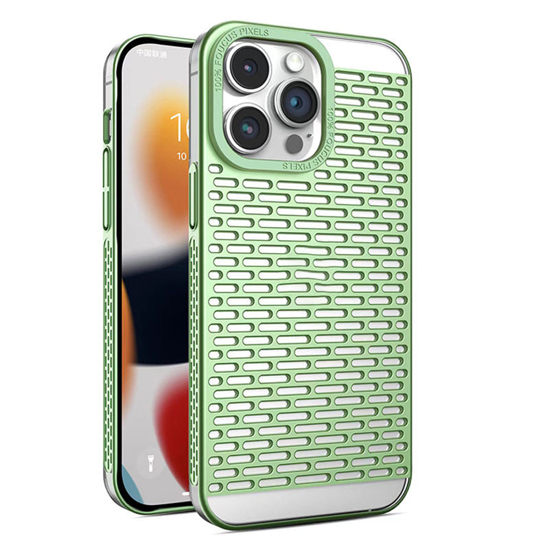 Hollow Out Plating PC Phone case