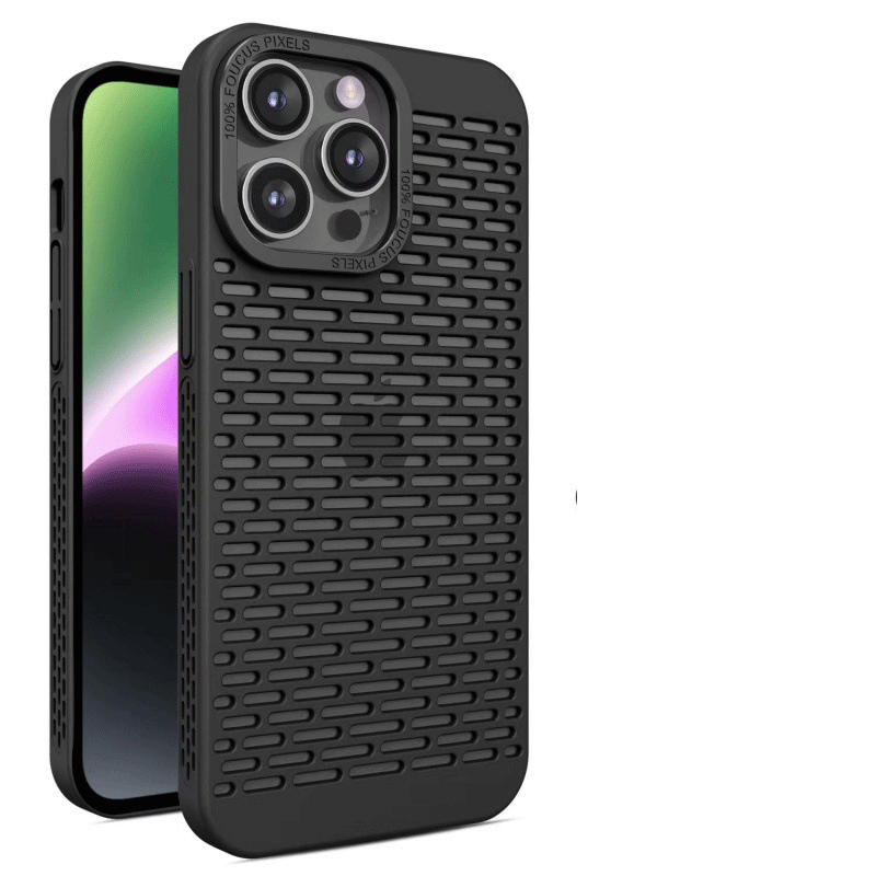 Hollow Out Plating PC Phone case