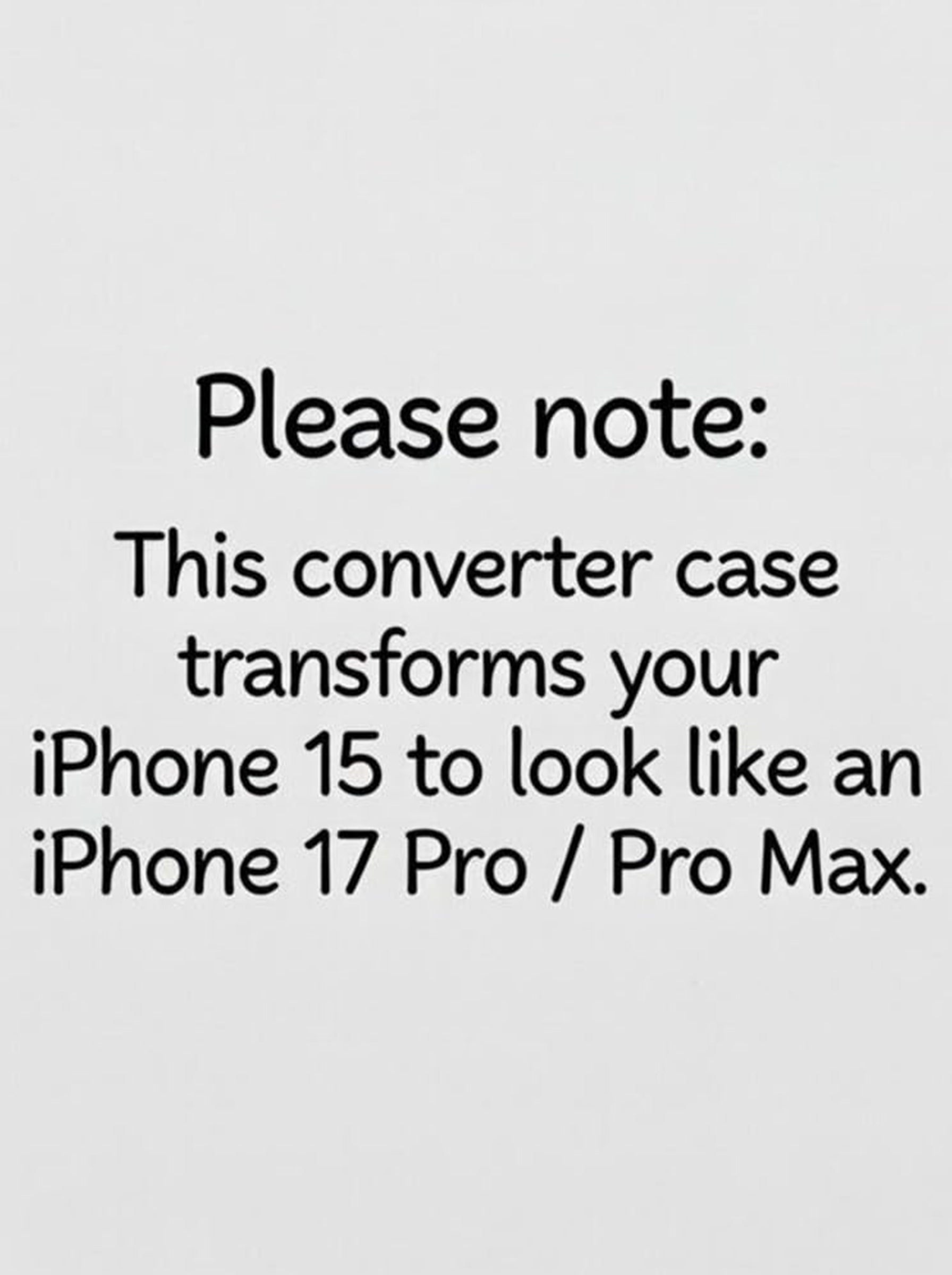 Converter Case for iPhone 15 | MagSafe | iPhone 17 Pro Series Style Design | in Built Camera Guard | Wireless Charging | ORANGE COLOR