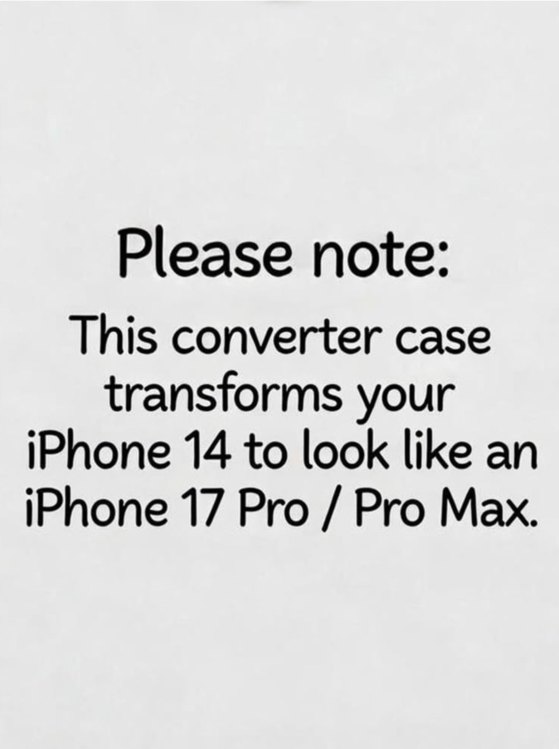 Converter Case for iPhone 14 | MagSafe | iPhone 17 Pro Series Style Design | in Built Camera Guard | Wireless Charging | ORANGE COLOR