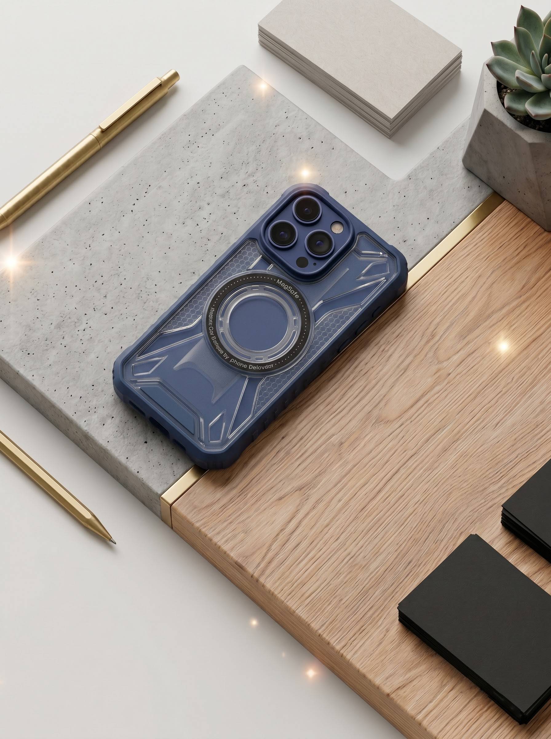 360° Armour case with wireless charging