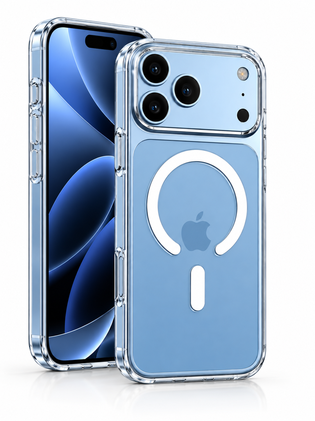 iphone 18 Pro | Anti-Yellow Case With IC Pop-up | 2.0 Hard Case | Original Look | Powerful Magsafe
