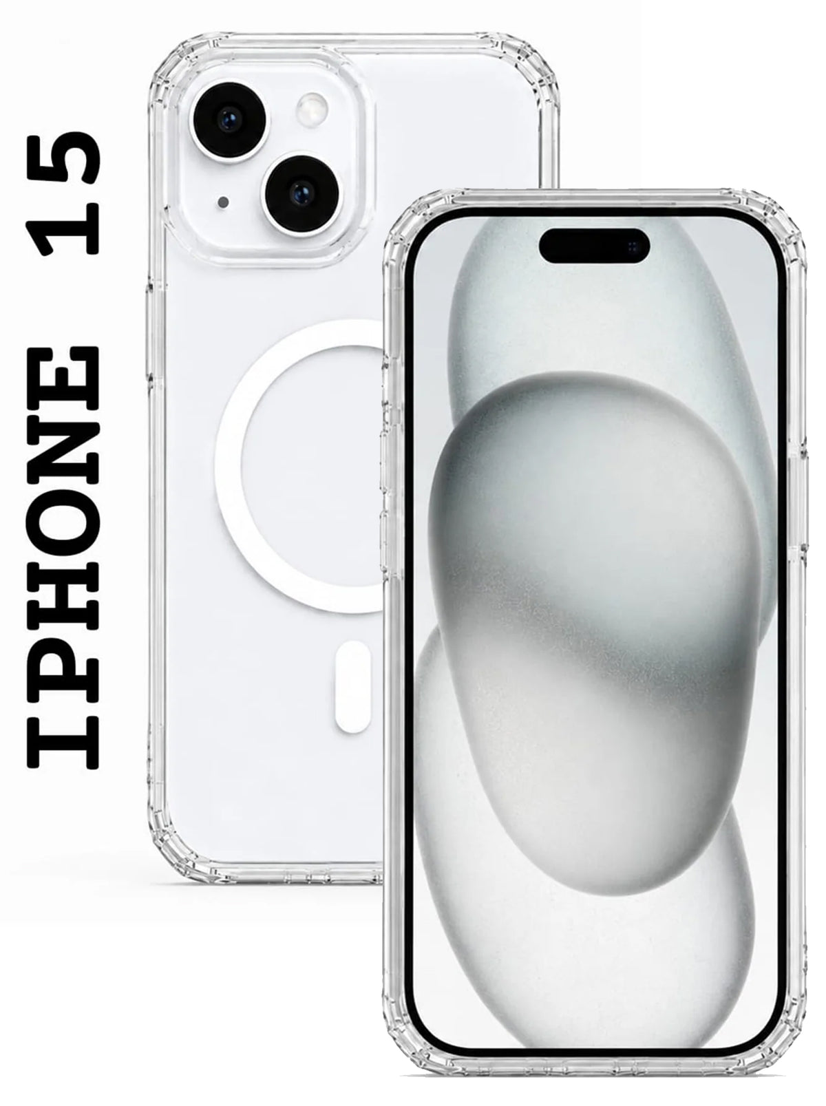 iPhone 15 | Evo Clear PC+TPU | Clear Case With Magsafe