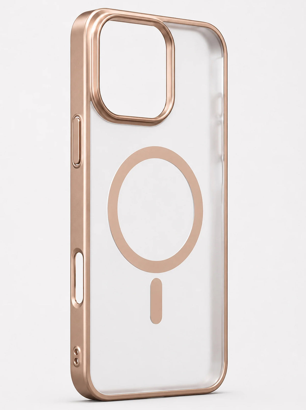 iPhone 16 Pro Max | Metallic phone case with MagSafe | Gold