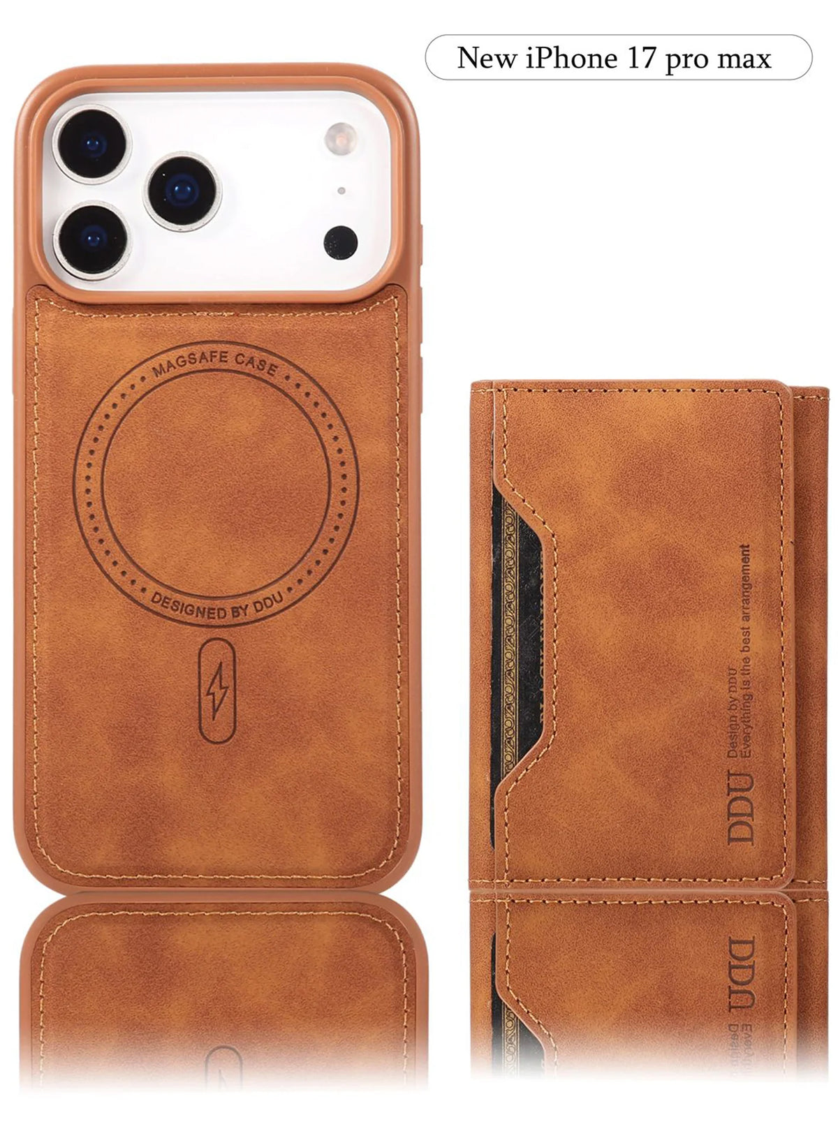 iPhone 17 Pro Max | DDU Wallet Case | Brown