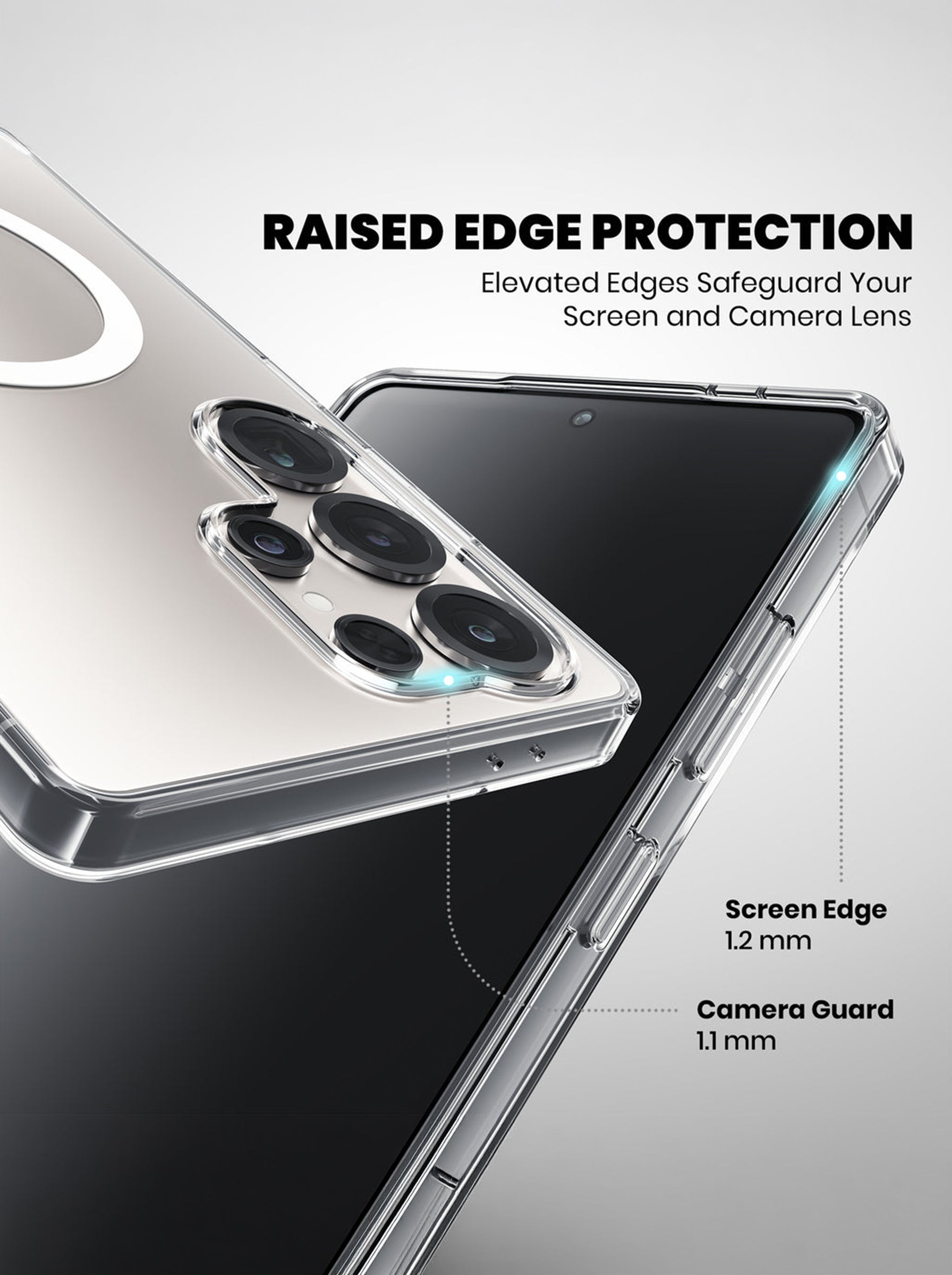 Samsung S25 Ultra | Clear Hard PC Case | Anti-Yellow | MagSafe Compatible