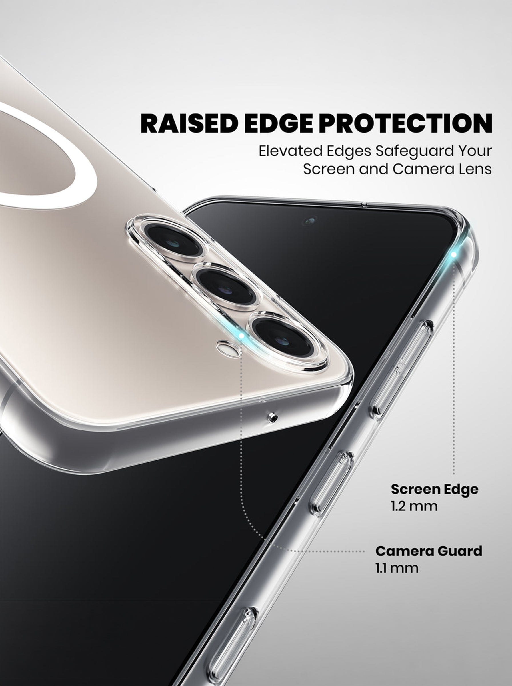 Samsung S24 | Clear Hard PC Case | Anti-Yellow | MagSafe Compatible