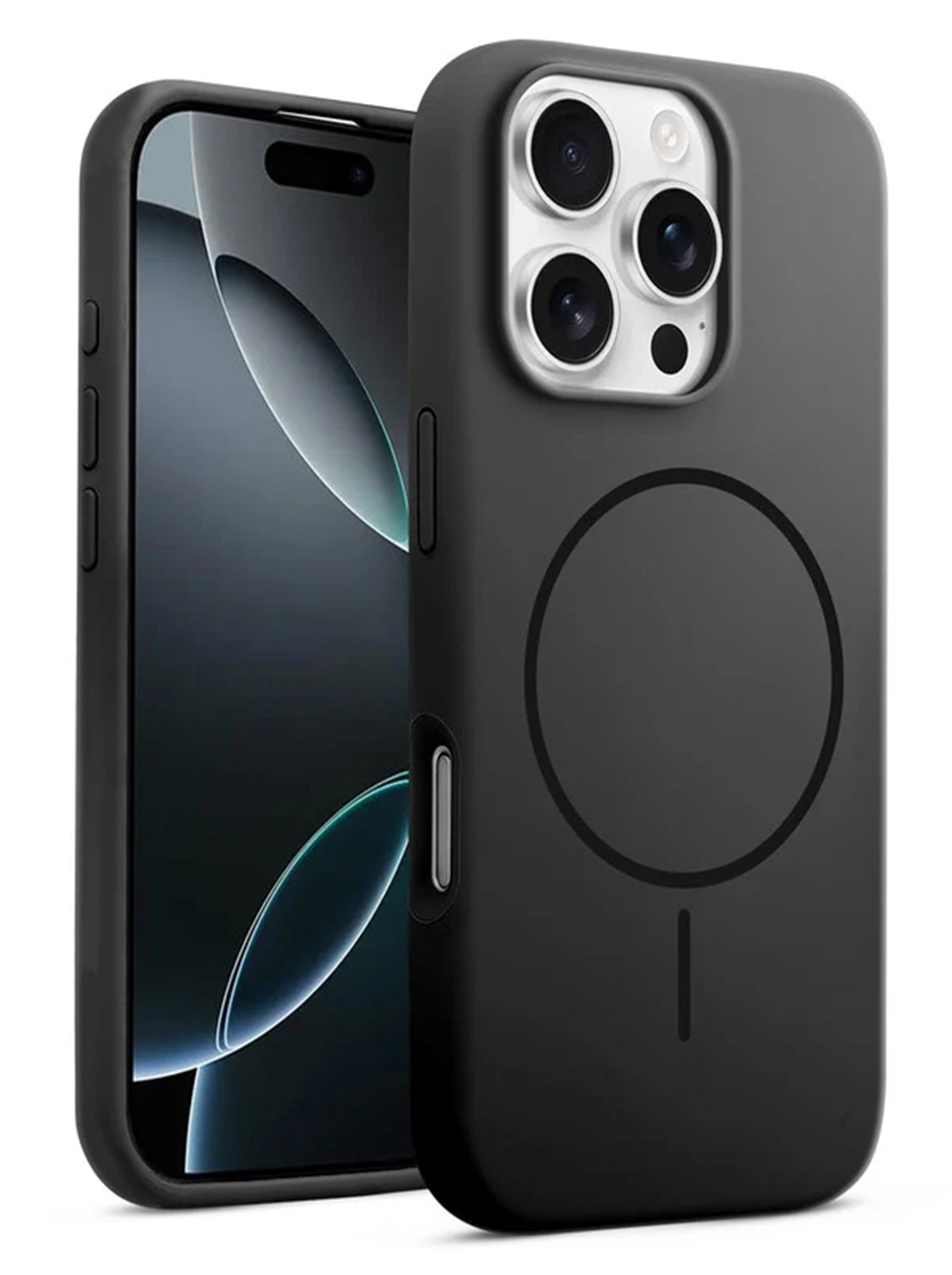 iPhone 16 Pro | Silicone Case With IC Pop-Up | Black