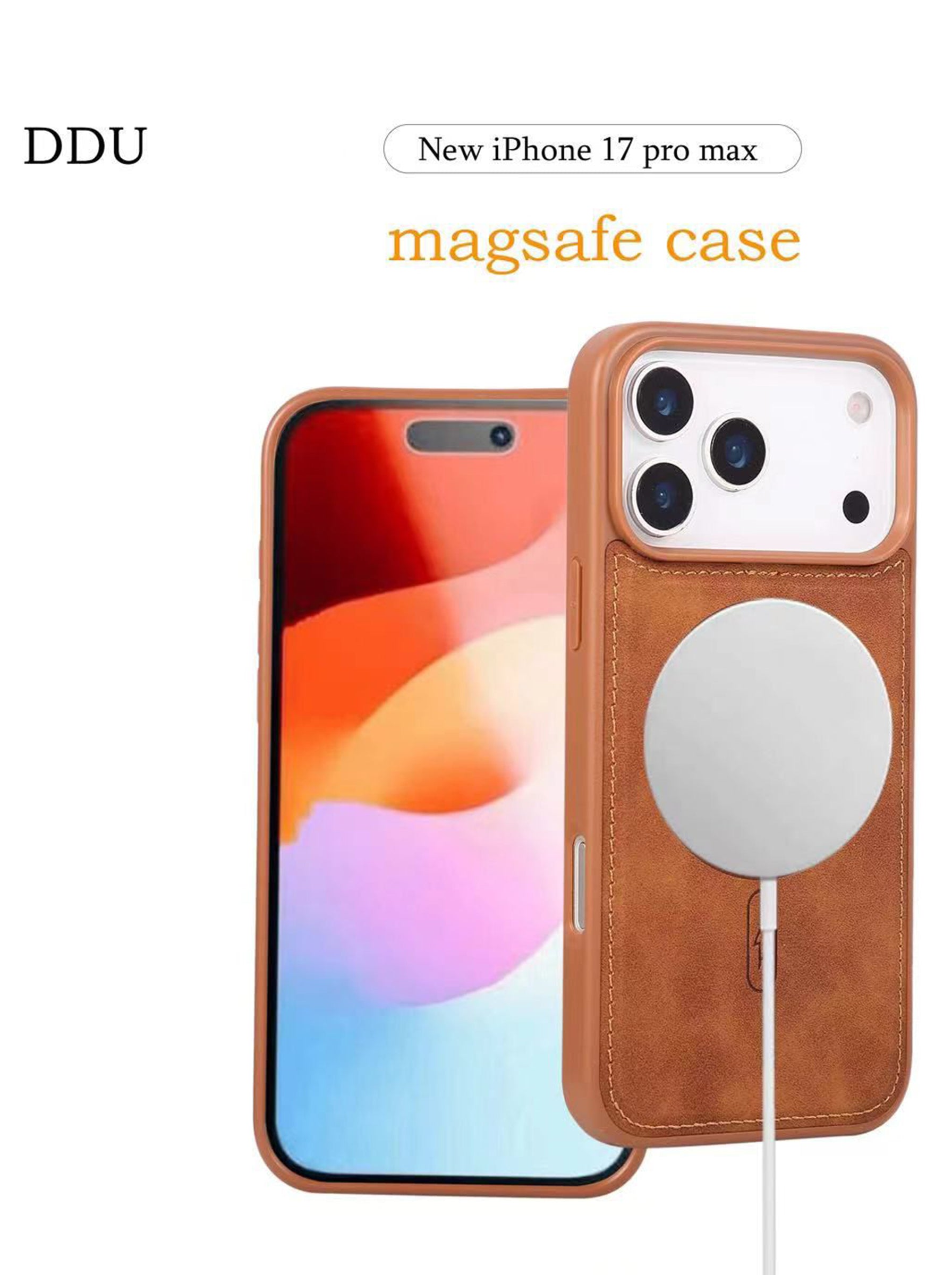 iPhone 17 Pro | DDU Wallet Case | Brown Color