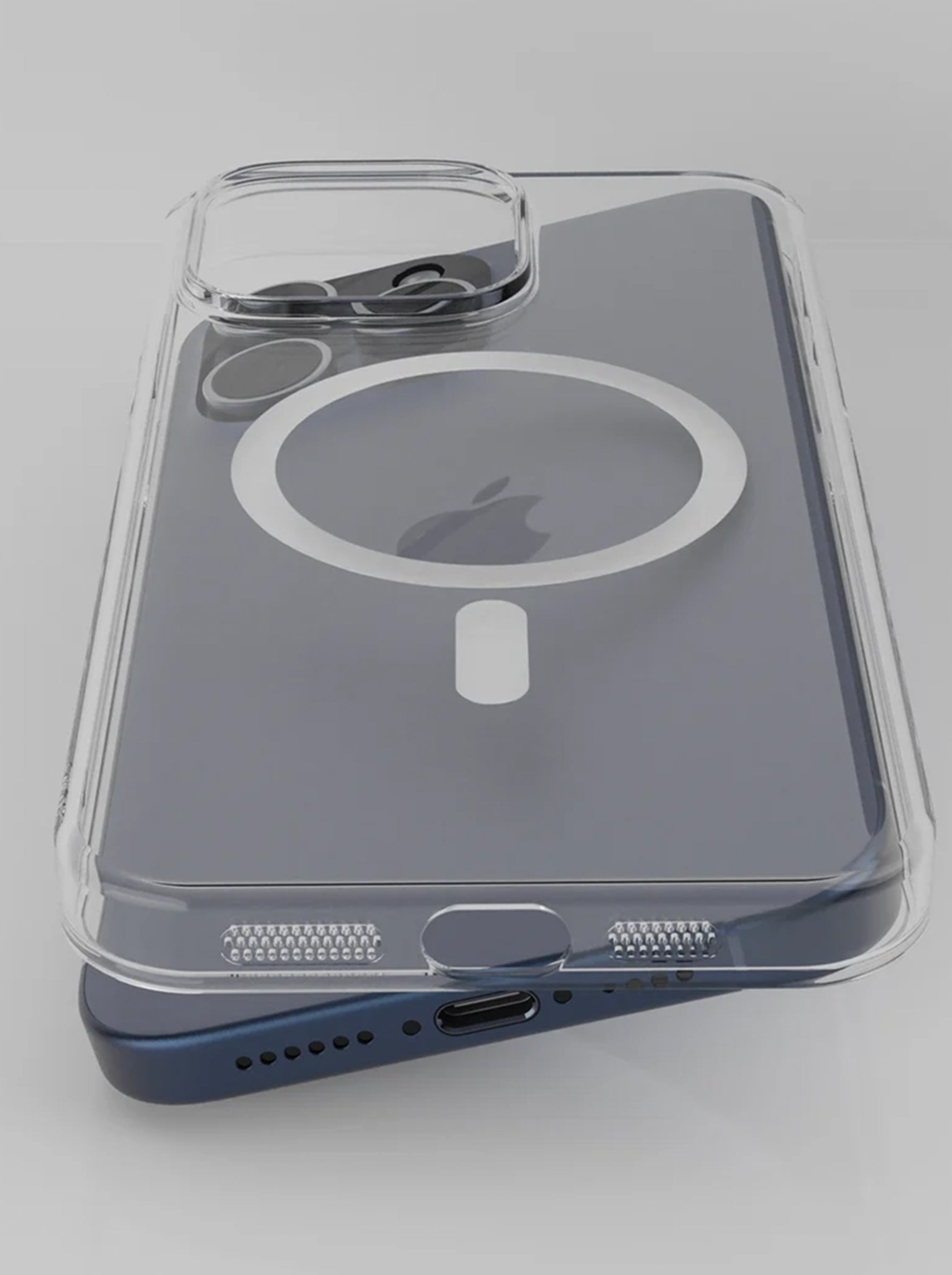 iPhone 15 Pro | Anti-Yellow | Magsafe working | Clear Hard Case