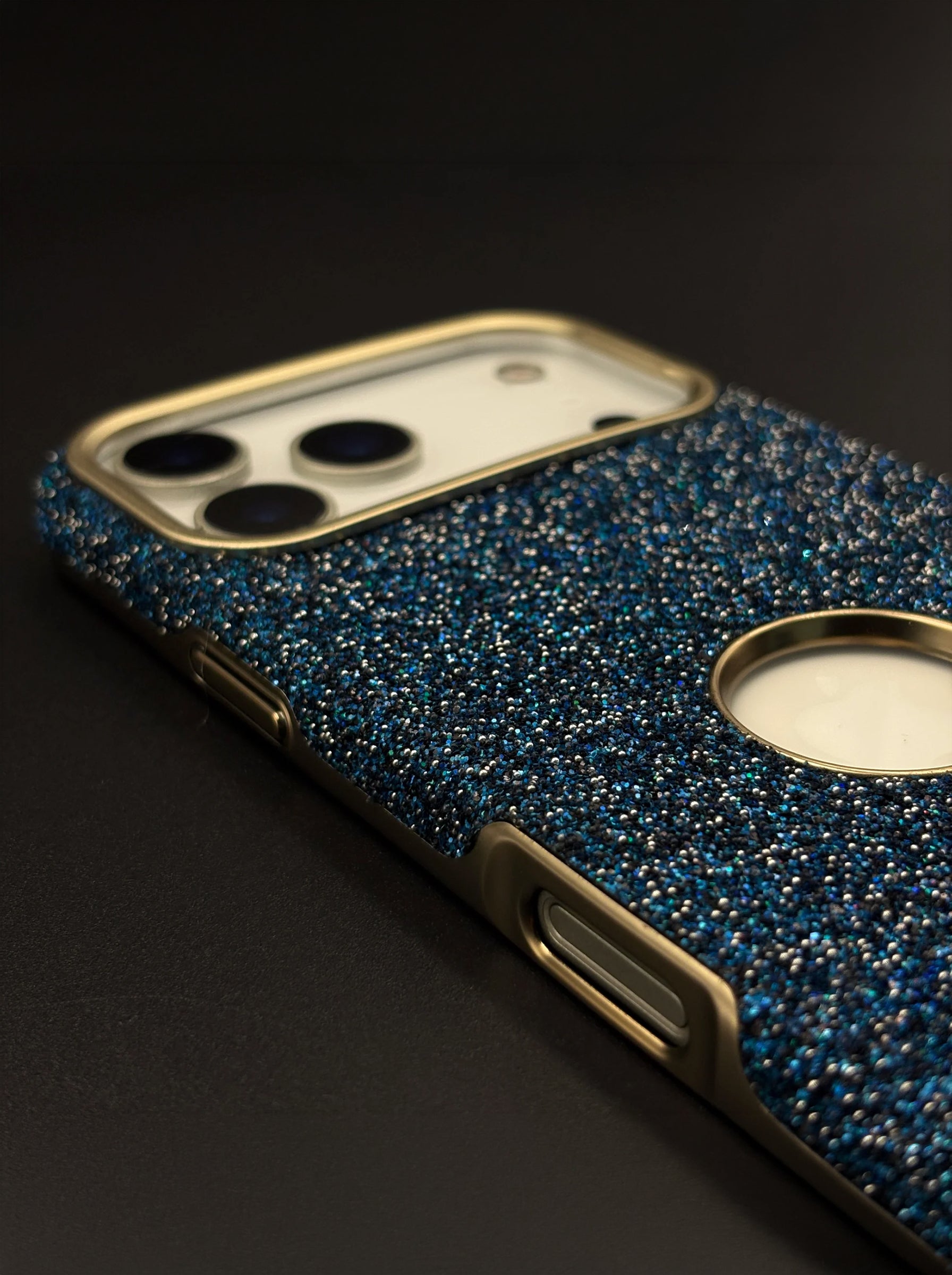 iPhone 17 Pro | JDK Luxury Diamond Feel MagSafe Mobile Case | Blue