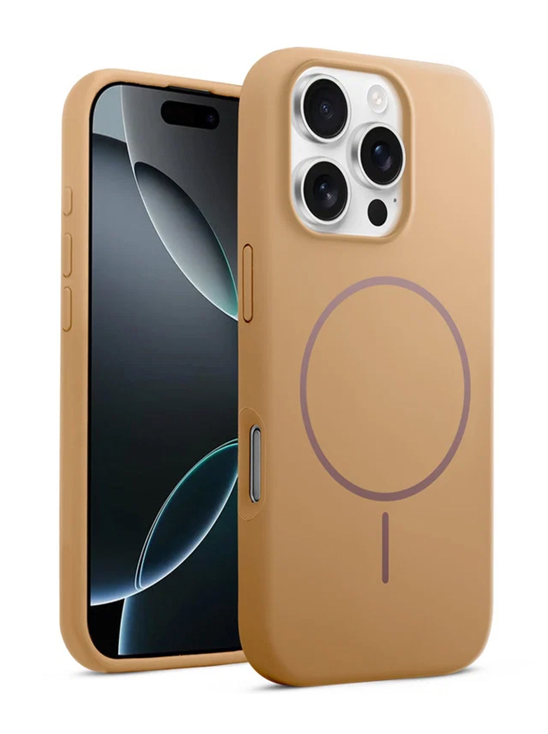 iPhone 16 Pro | Silicone Case With IC Pop-Up | Gray