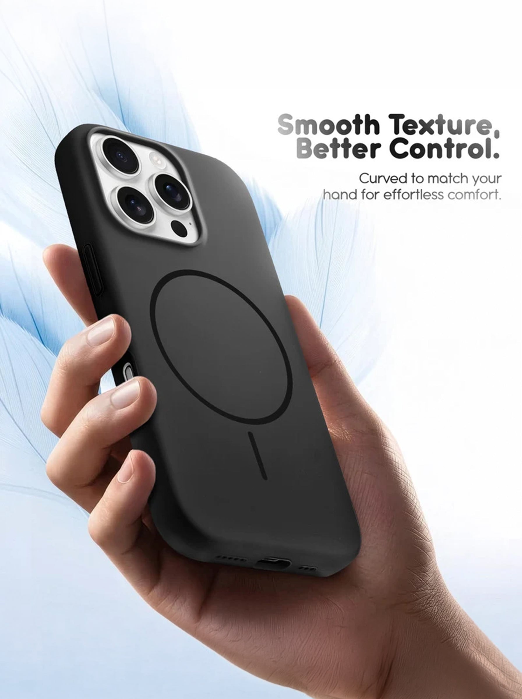iPhone 16 Pro | Silicone Case With IC Pop-Up | Black
