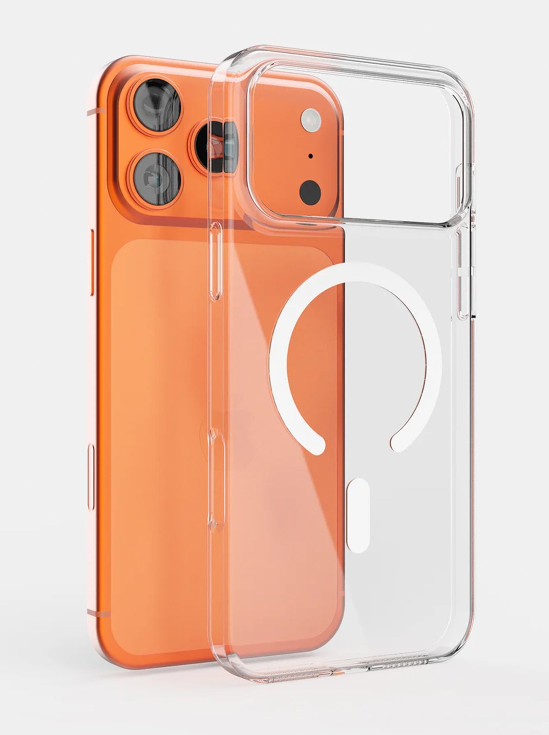 iPhone 17 Pro Max | Anti-Yellow | Magsafe working | Clear Hard Case