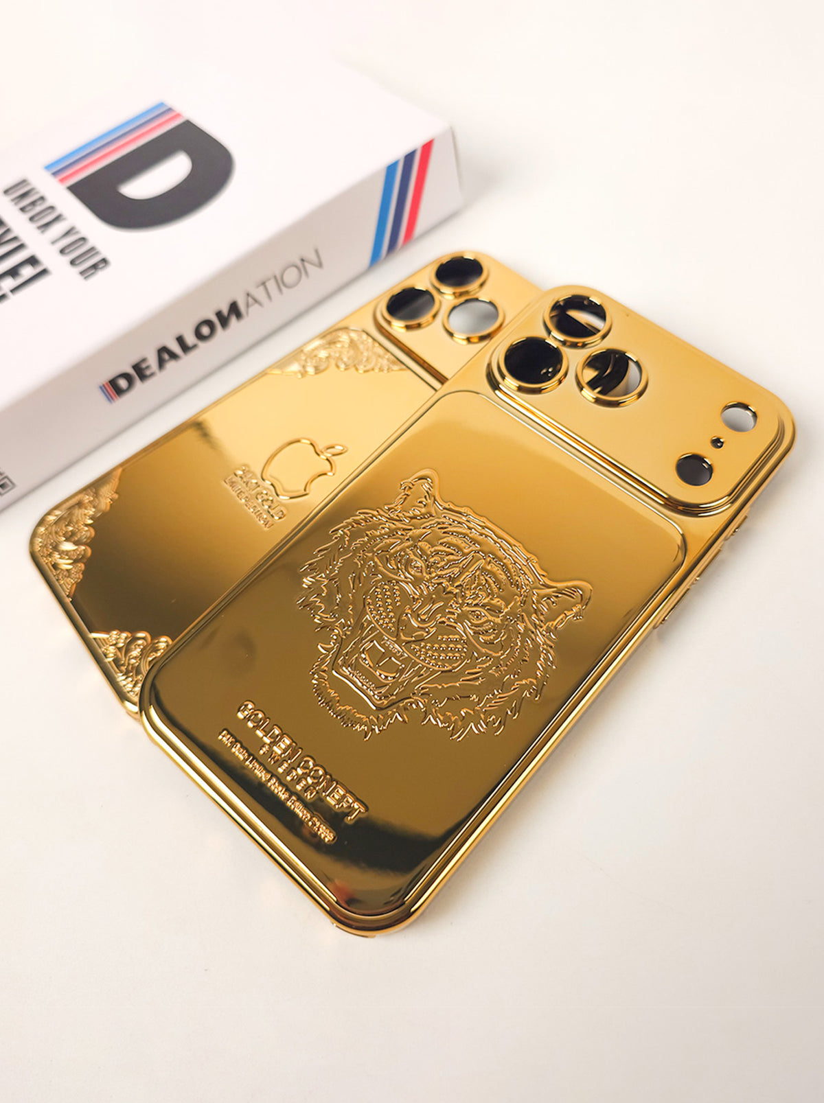 iPhone 17 Pro Max | Royal Gold Embossed Case- 24KT Gold