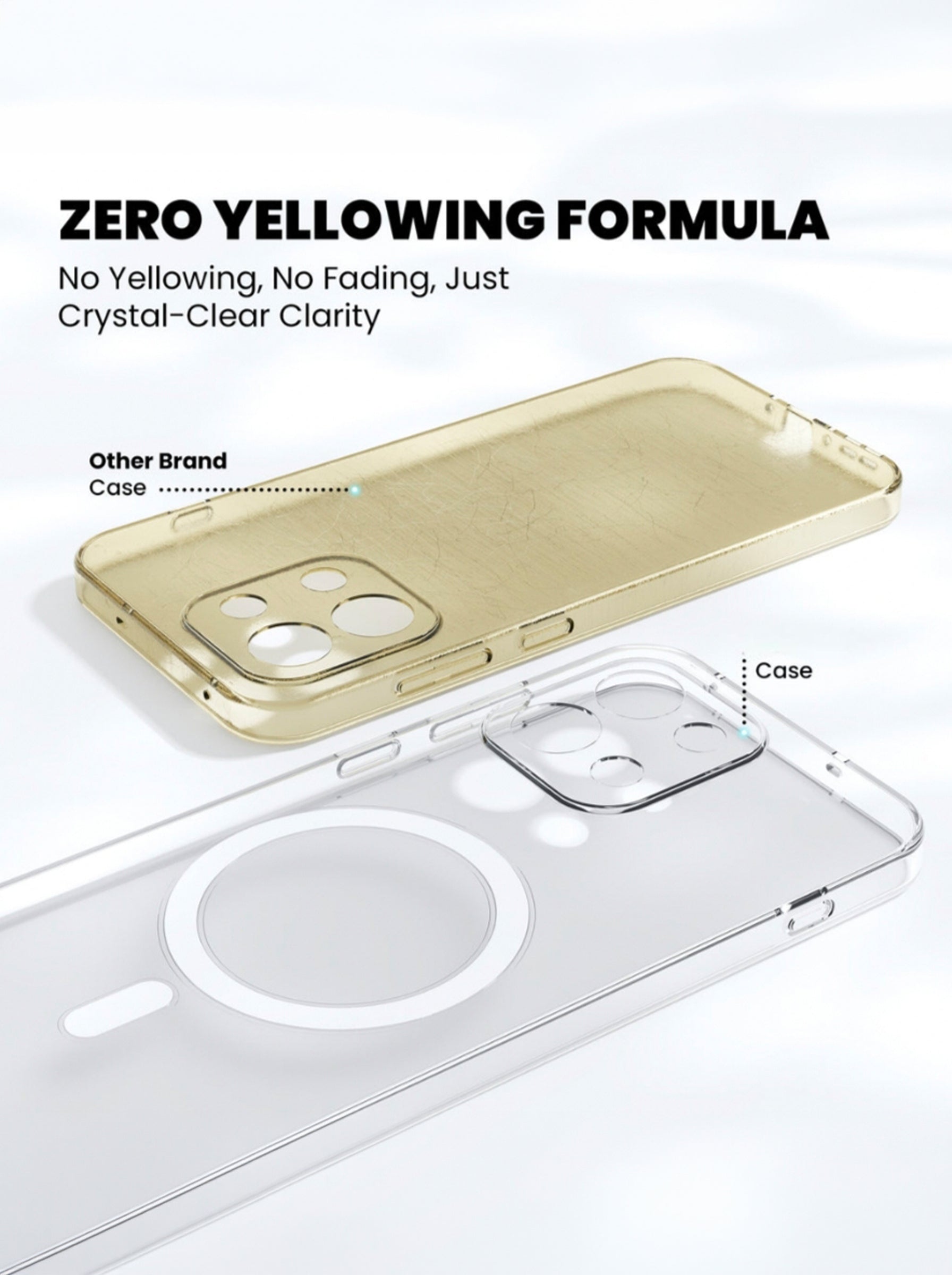 One Plus Nord 6 | Clear Hard PC Case | Anti-Yellow | MagSafe Compatible
