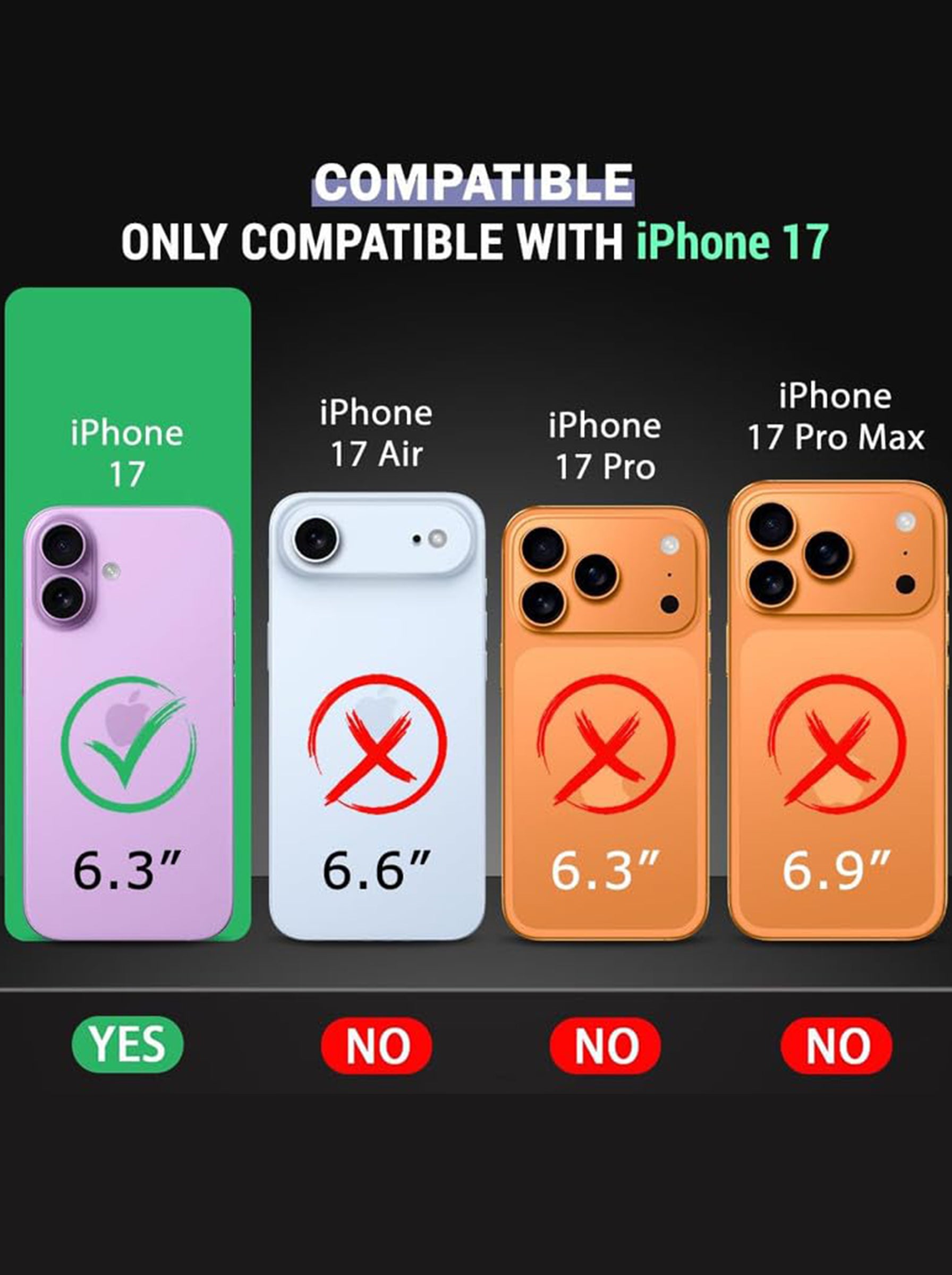 iPhone 17 | Silicone Case With IC Pop-Up | Black