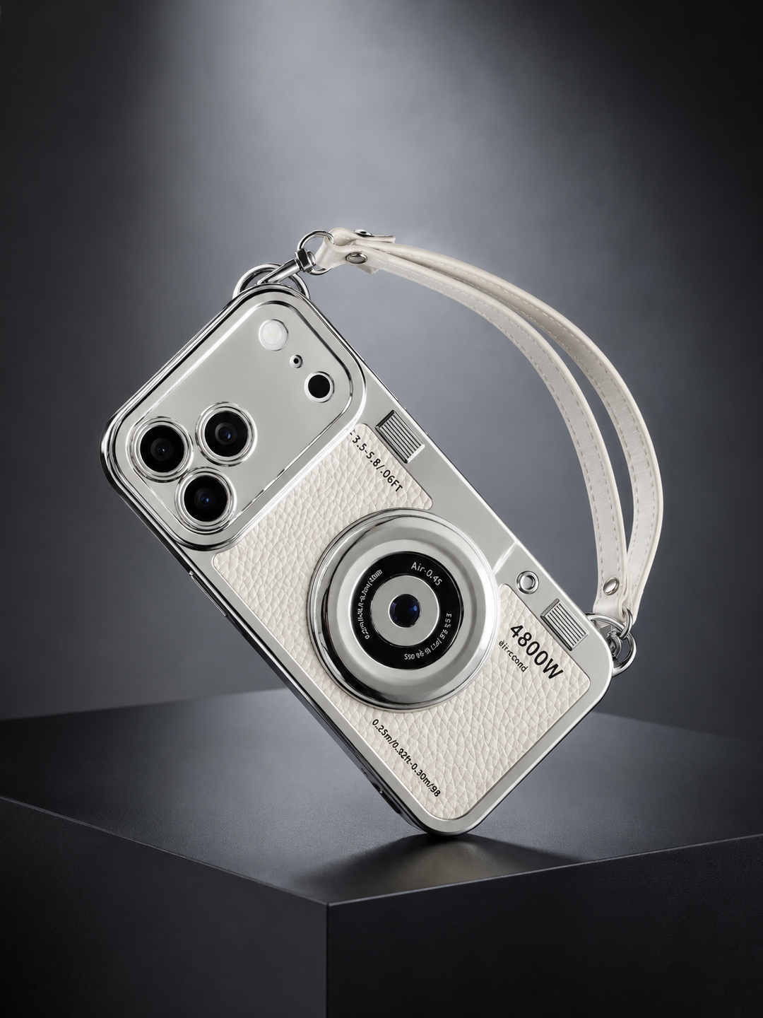 Camera Style Case | iPhone 17 Pro Max | White Color