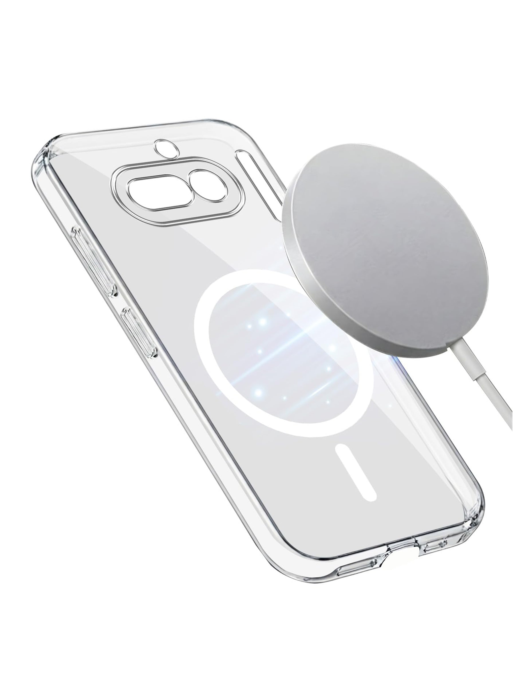 Nothing 4A | Anti-Yellow Clear Hard PC Case | MagSafe Compatible